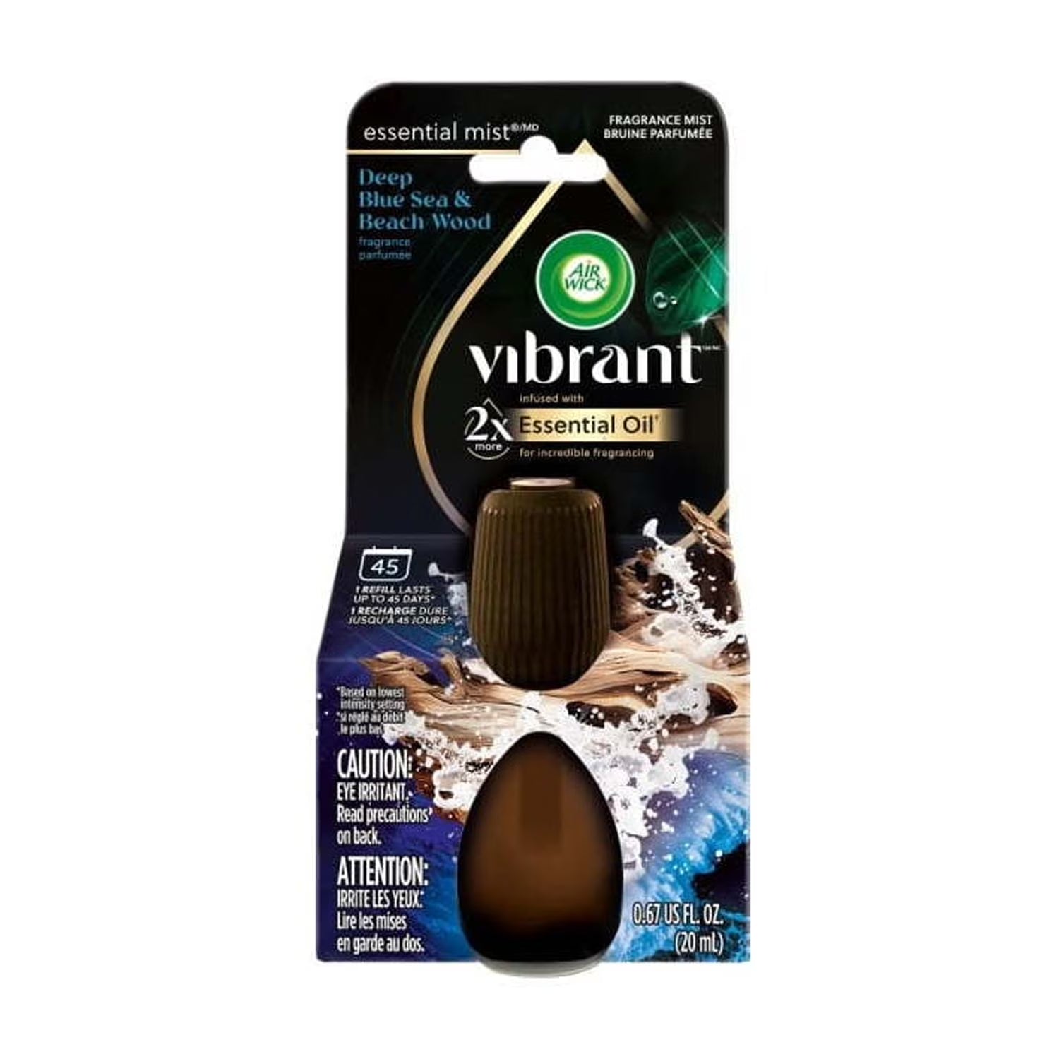 Air Wick Essential Mist Vibrant Scented Oil Air Freshener Diffuser Refill, Deep
