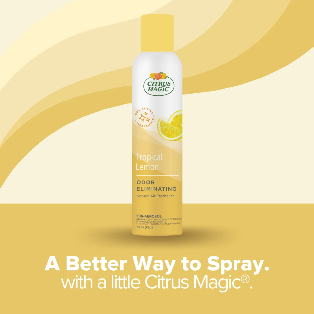 Citrus Magic Odor Eliminating Air Freshener Spray, Tropical Lemon, 3-Ounce, - View 2