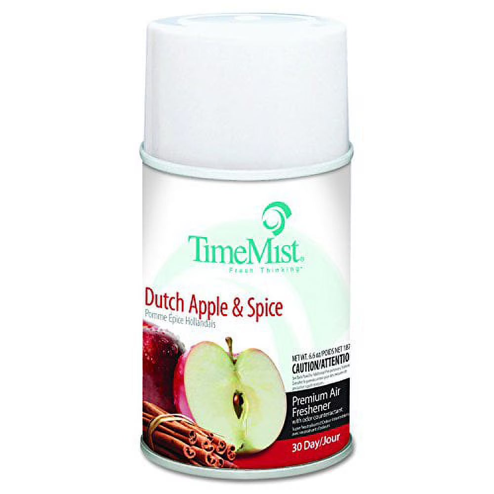 TimeMist 1042818EA Metered Fragrance Dispenser Refill, Dutch Apple & Spice, 6.6