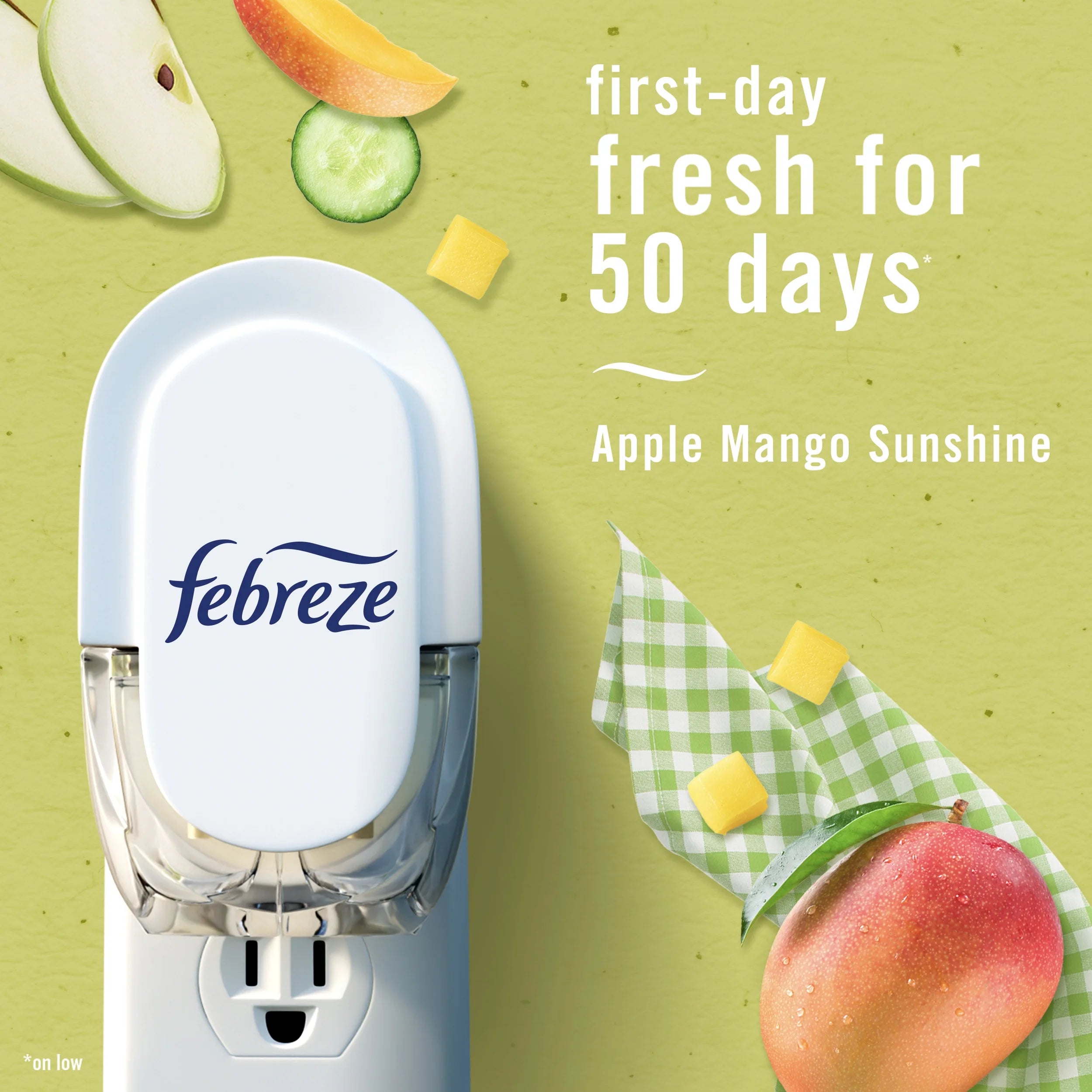Febreze Air Freshener PLUG Refills, Apple Mango Sunrise, 1.75 fl oz - View 4