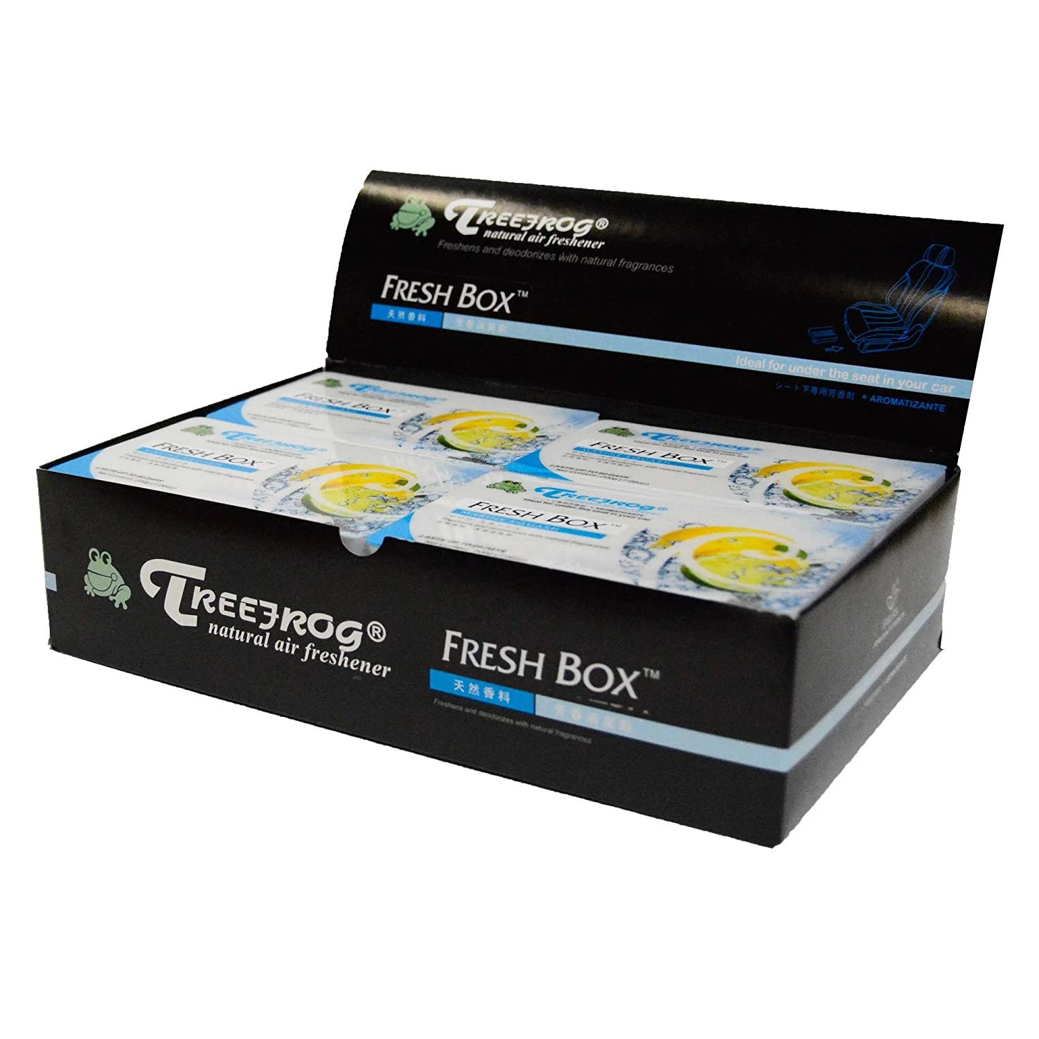Tree Frog Natural Air Freshener 200g Jumbo Size Marine Squash Blue - View 5