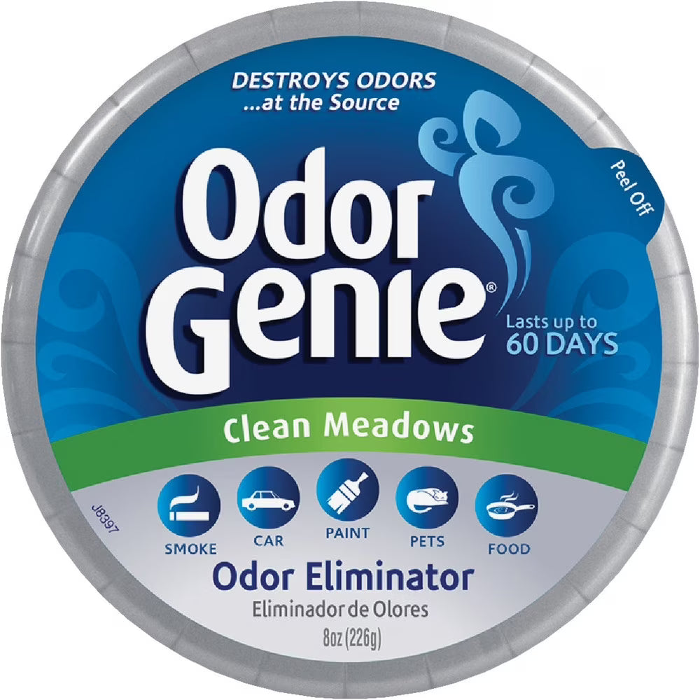 DampRid Odor Genie 8 Oz. Clean Meadows Solid Air Freshener FG69CM FG69CM 601780