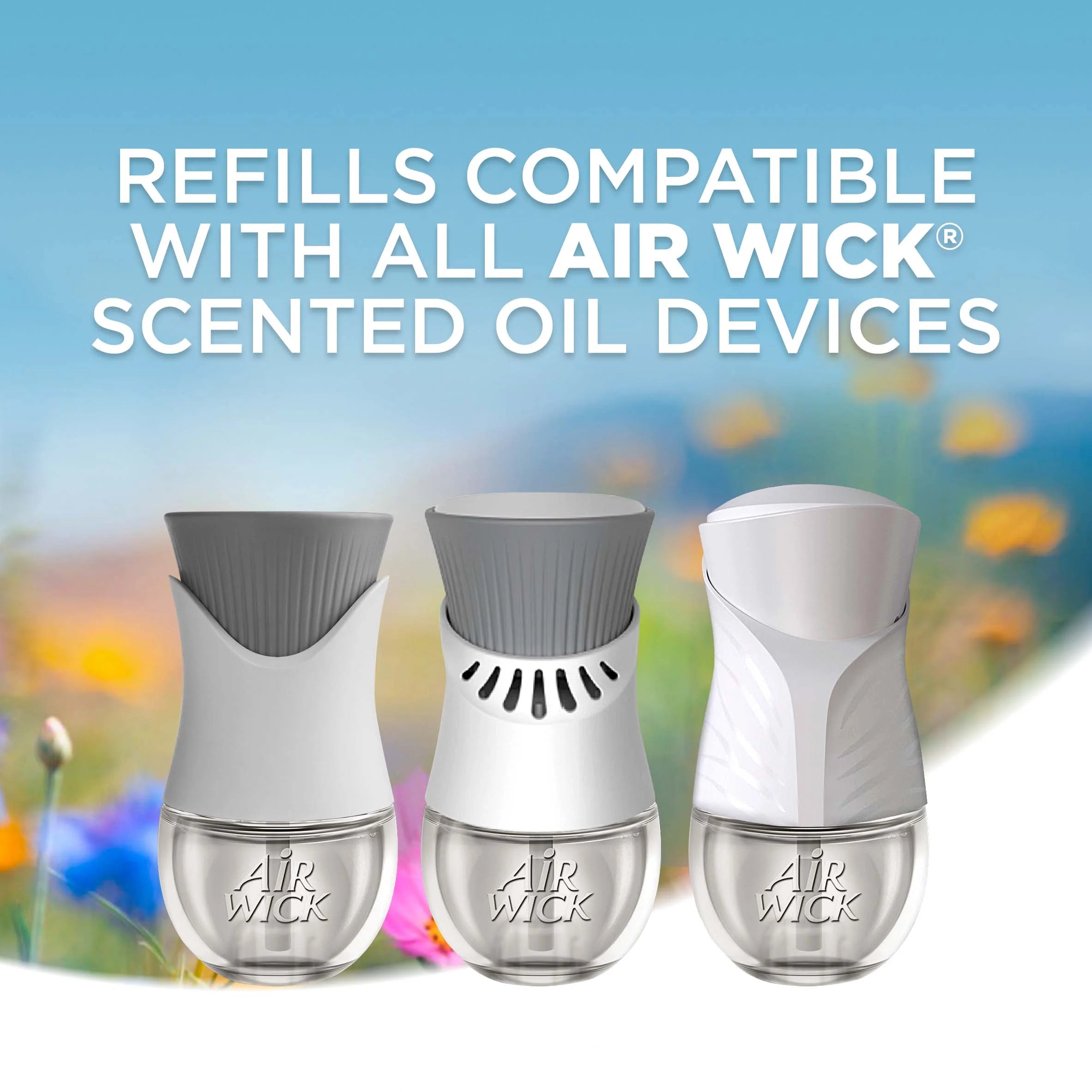 Air Wick Plug-In Scented Oil Air Freshener Warmer Refills, Fresh Linen and - View 3