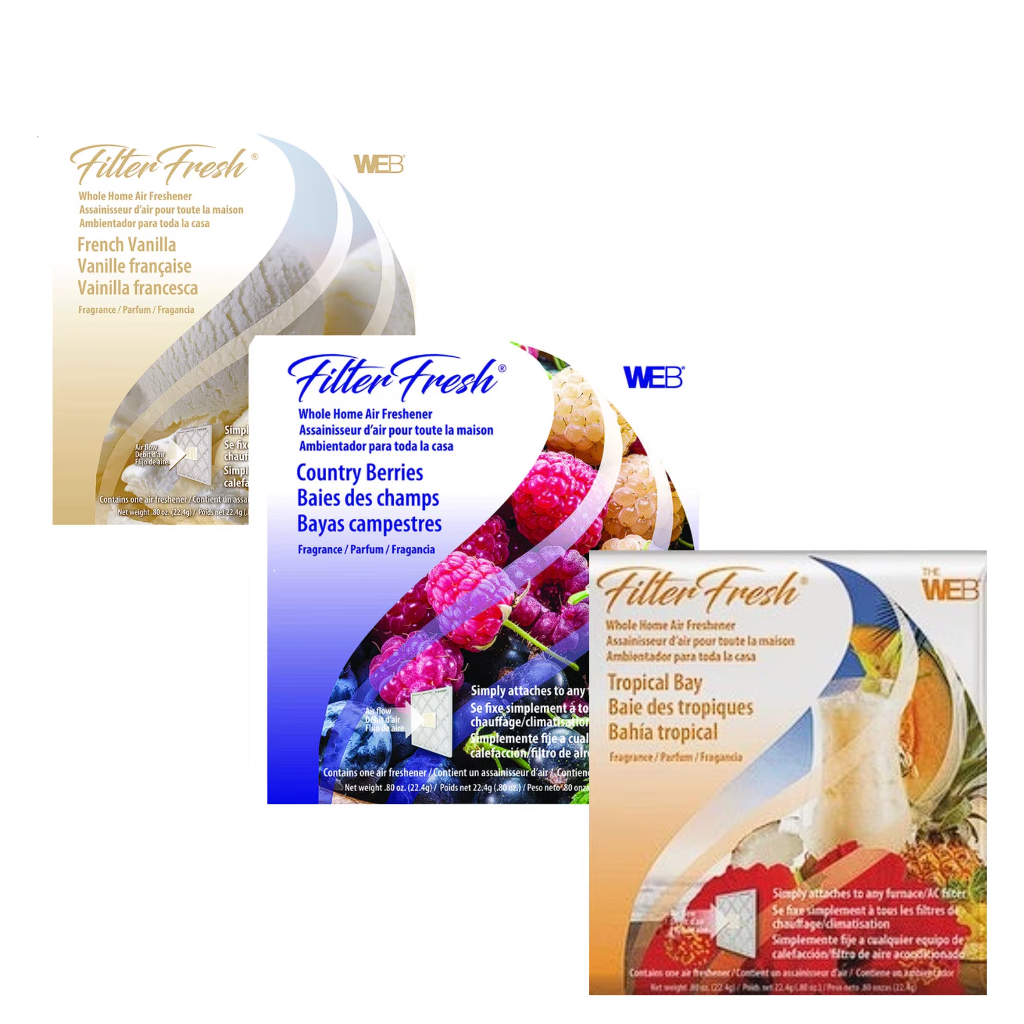 Filter Fresh Whole Home Air Freshener Pads – Furnace & AC Filter Freshener –