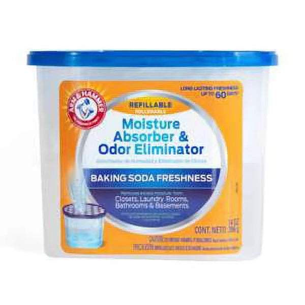 Arm & Hammer Fragrance Free Refillable Moisture Absorber, 14 oz. Tub - View 2
