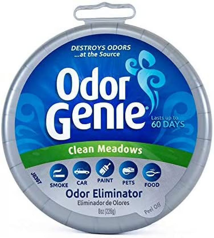 Odor Genie Odor Eliminator with Clean Meadows Fragrance, 8 oz. – Neutralizes