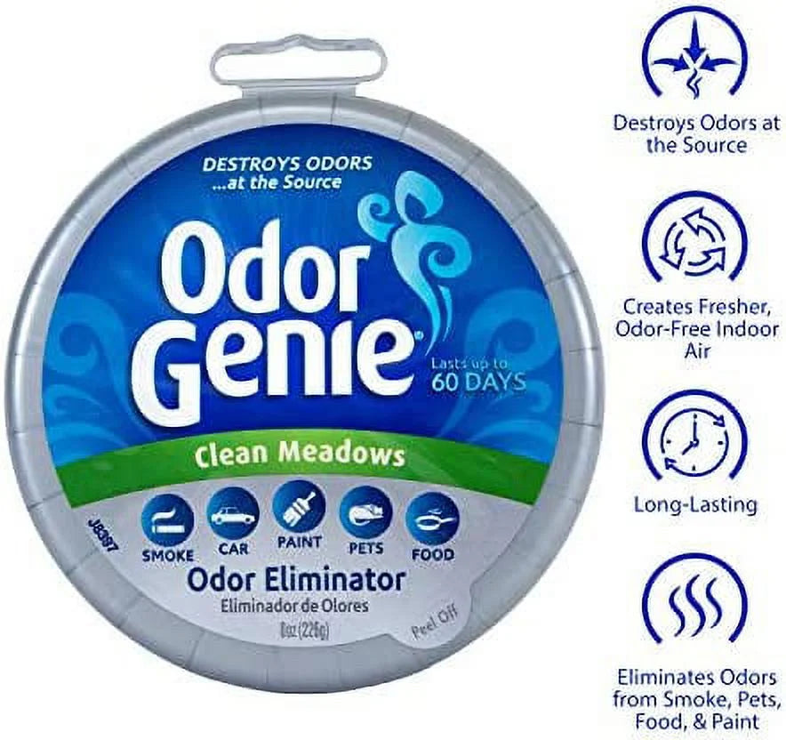 Odor Genie Odor Eliminator with Clean Meadows Fragrance, 8 oz. – Neutralizes - View 5