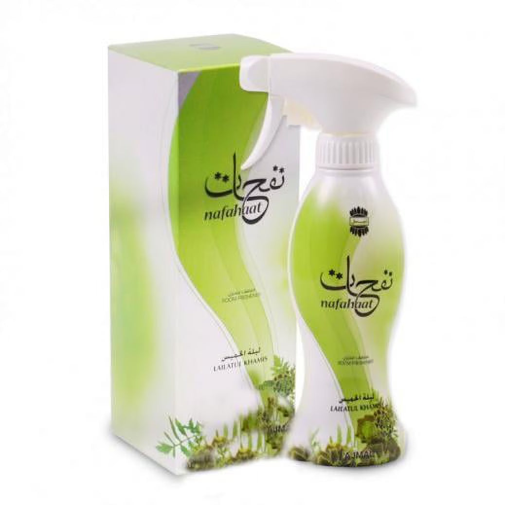 Ajmal Nafahat Lailatul Khamis Air Freshener with Long-Lasting Fragrance - 300ml