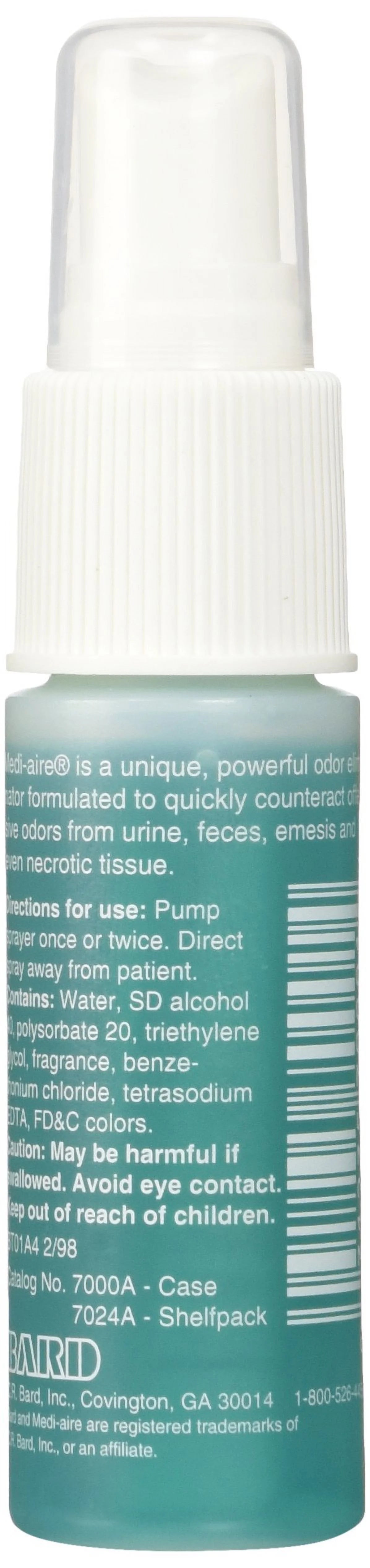 Bard Medi-aire Biological Odor Eliminator - 1 oz Spray Bottle, Green - View 3