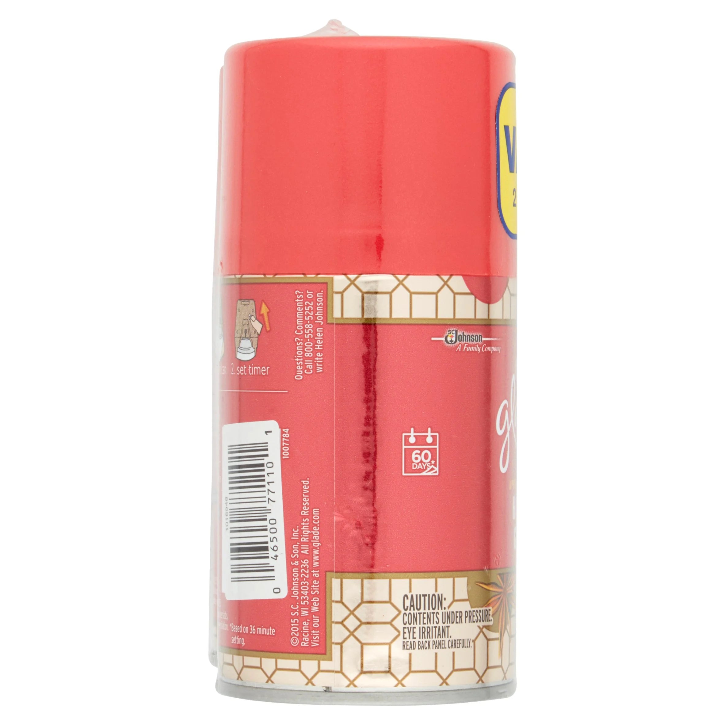 SC Johnson Glade Happy Glow Apple Cinnamon Automatic Spray Refill Value Pack, - View 3