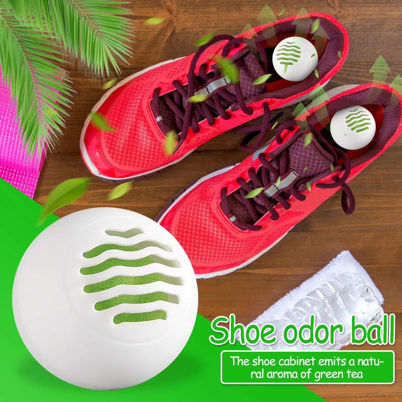 MORESEC under $5 Deodorizer Balls, Portable Shoe Deodorizer Balls, 8PCS Mini - View 4