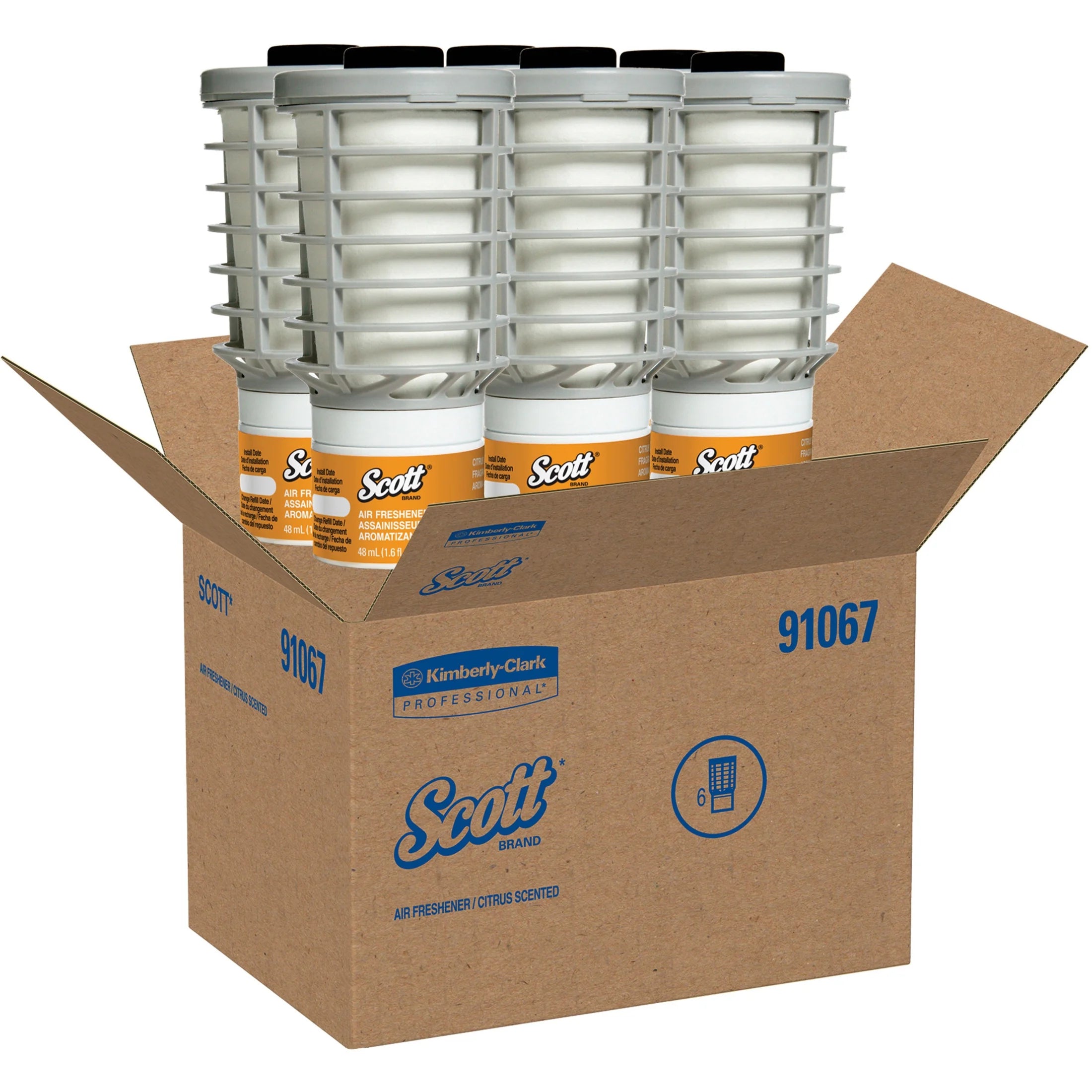 Kimberly-Clark, KCC91067, Scott Continuous Freshener Refill, 6 / Carton - View 3