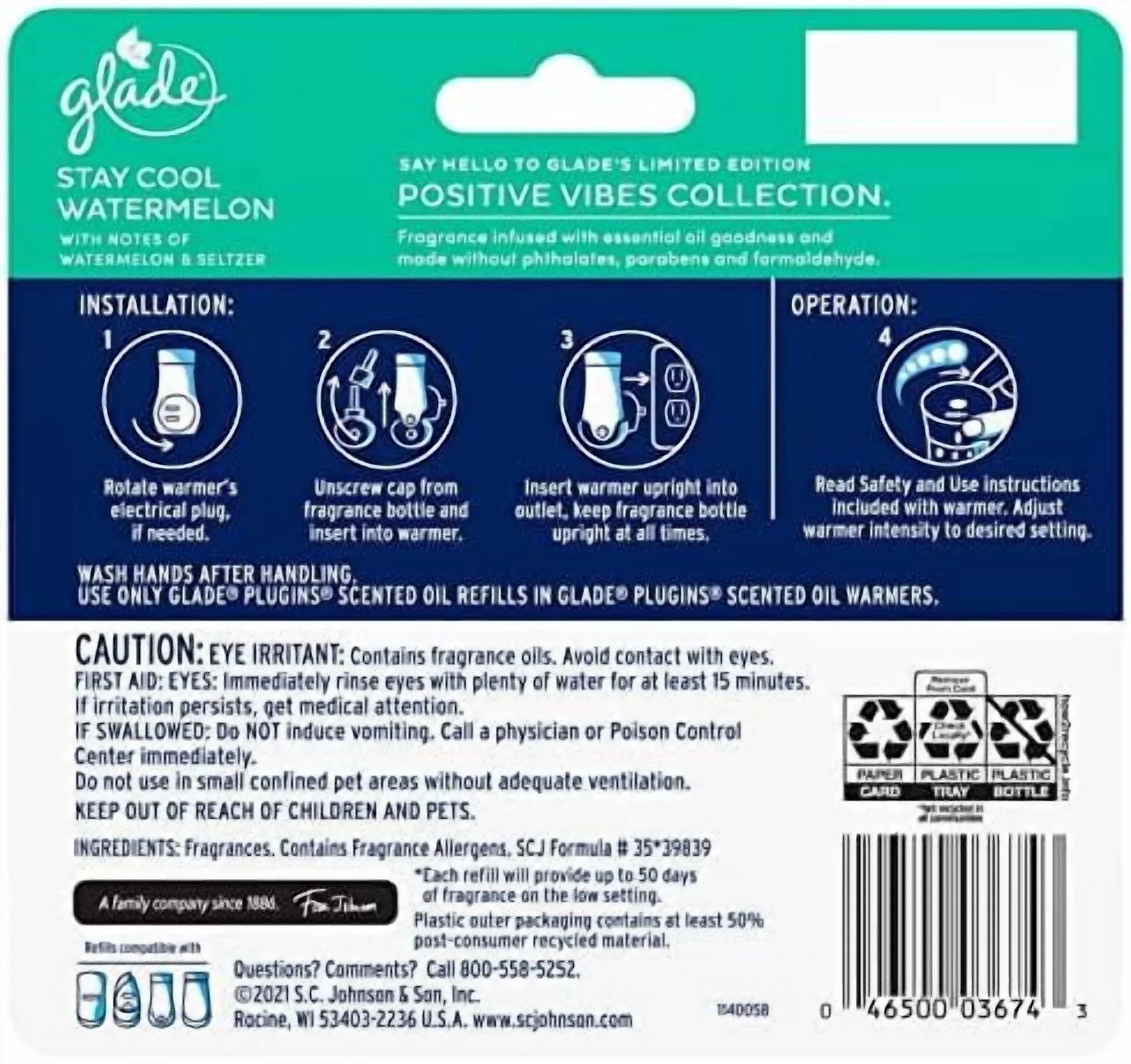 Glade Plugins Refills Air Freshener, Scented And Essential Oils For Home And - View 4