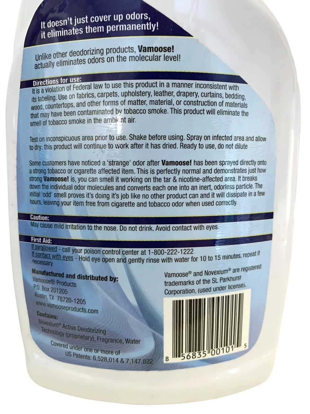 Vamoose Smoke Odor Air Freshener & Eliminator, Fresh Scent, 32-Ounce Spray - View 5