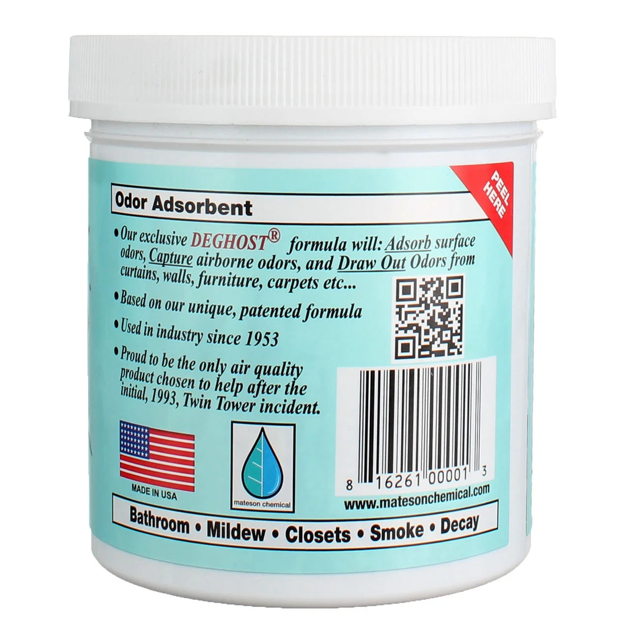 Original Bad Air Sponge Odor Absorber and Neutralizer, 14 oz, Pack of 5 - View 2
