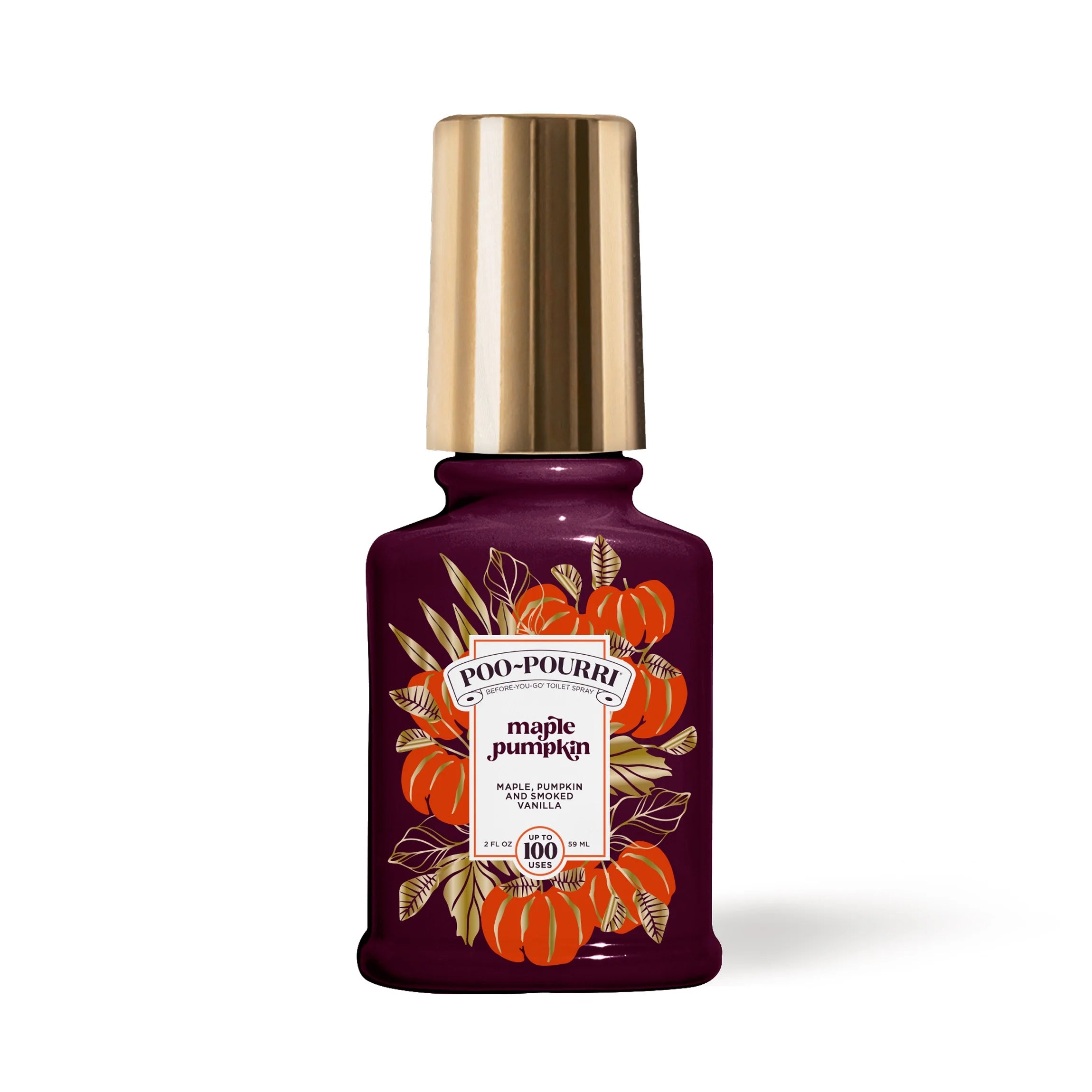 Poo-Pourri Before-You-Go Toilet Spray, Maple Pumpkin, 2 Fl Oz- Maple + Pumpkin - View 2