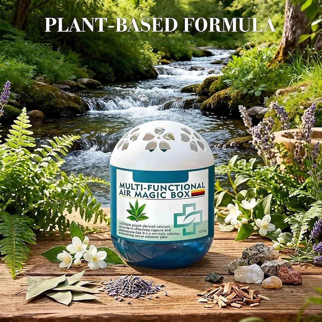 Plant Extract Air Purifying Magic Box | Automatic Dust Removal & Freshener for - View 3