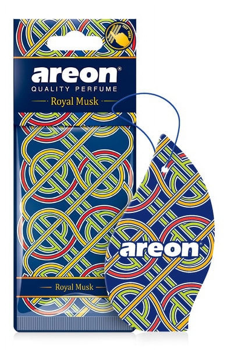 AREON Orient Car Air Freshener I Oriental Perfume Hanging 2D I Royal Musk Scent