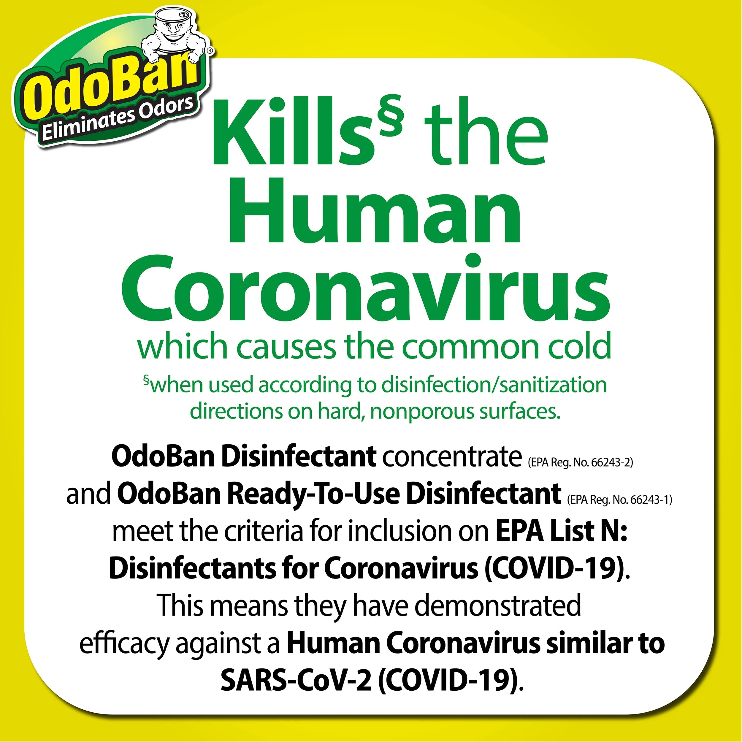 OdoBan Original Eucalyptus Scent Disinfectant Fabric & Air Freshener, 27 fl oz - View 2