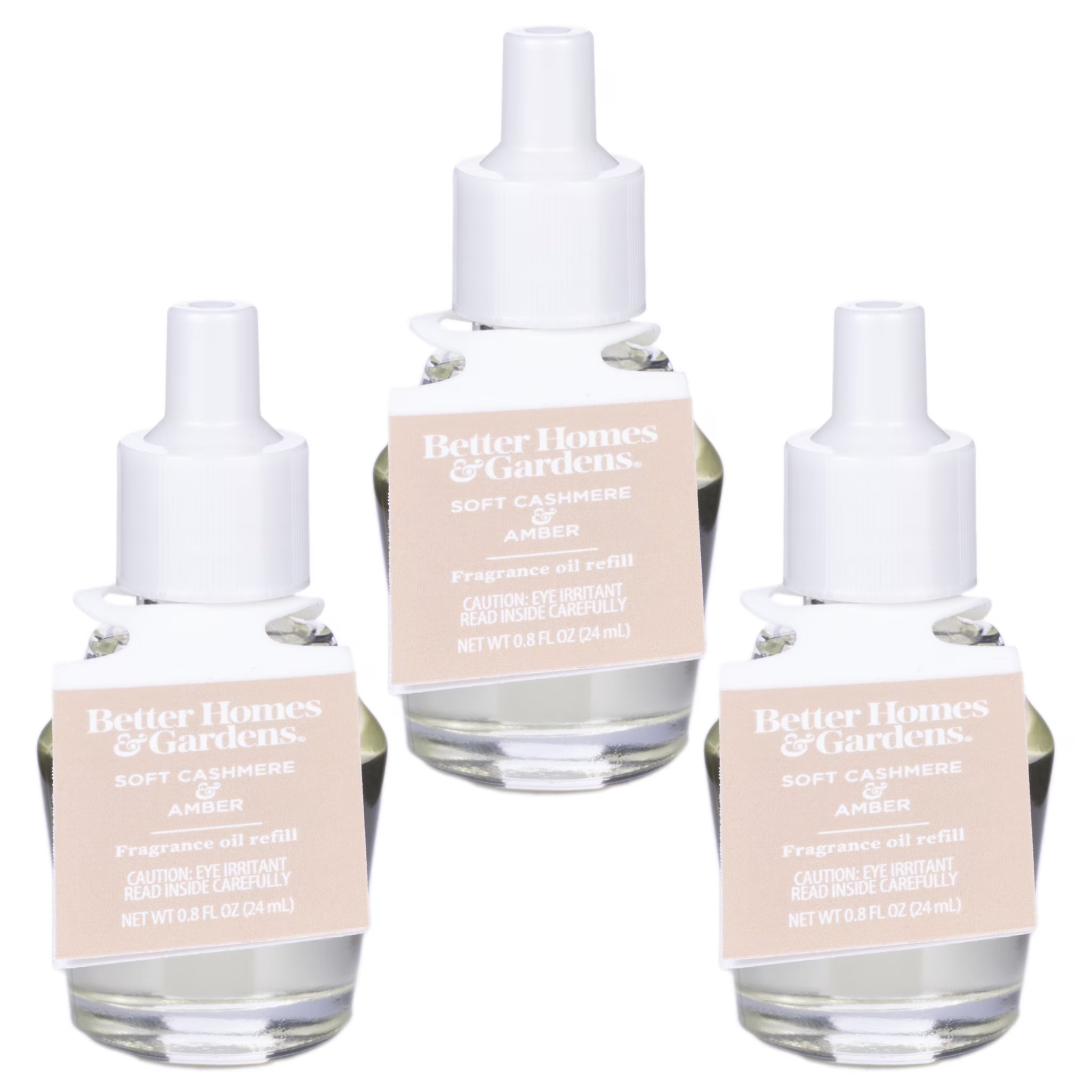 Better Homes & Gardens Aroma Accents Oil Refill 24 mL (3-Pack), Soft Cashmere