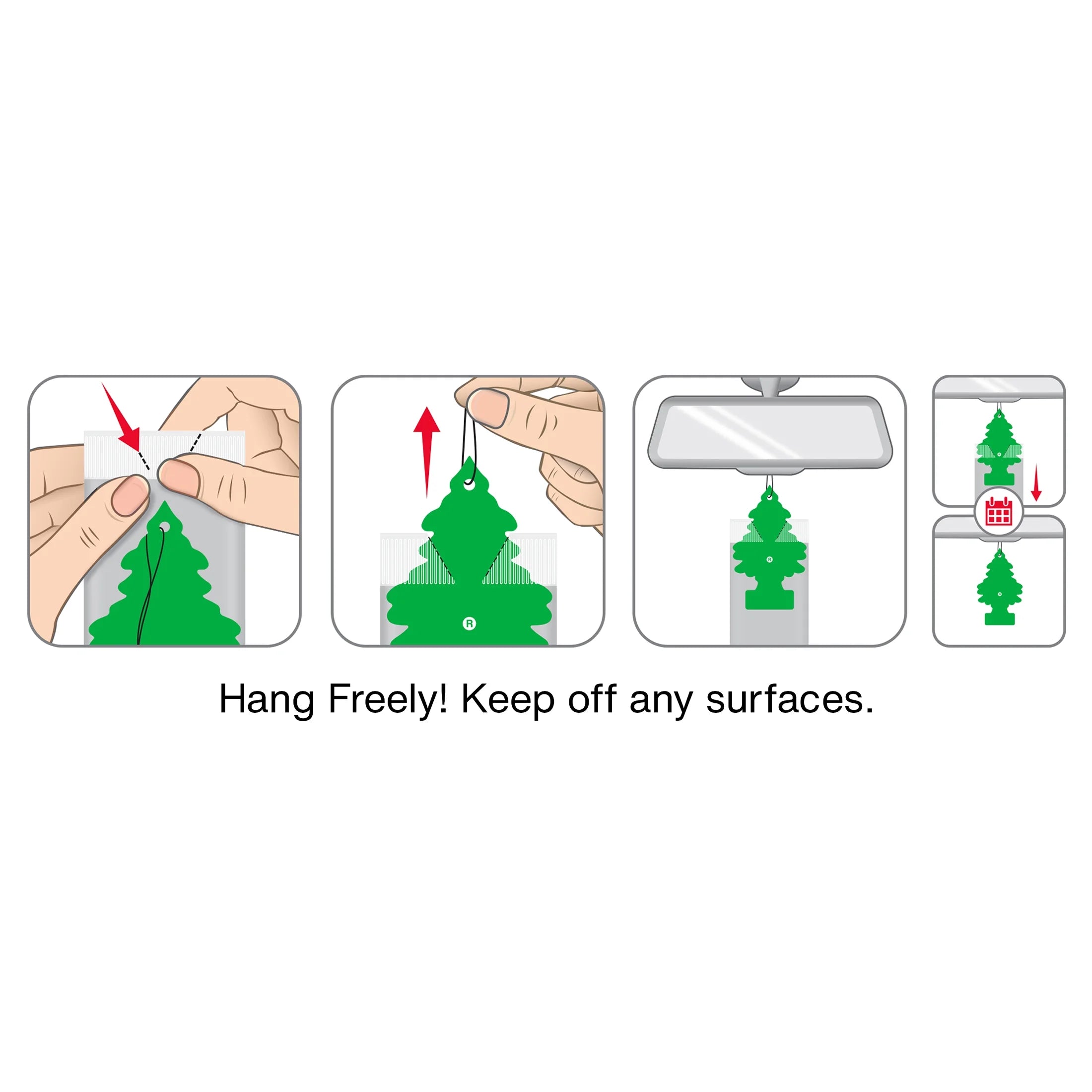 Little Trees Air Freshener Let It Snow! Fragrance 3-Pack - View 5