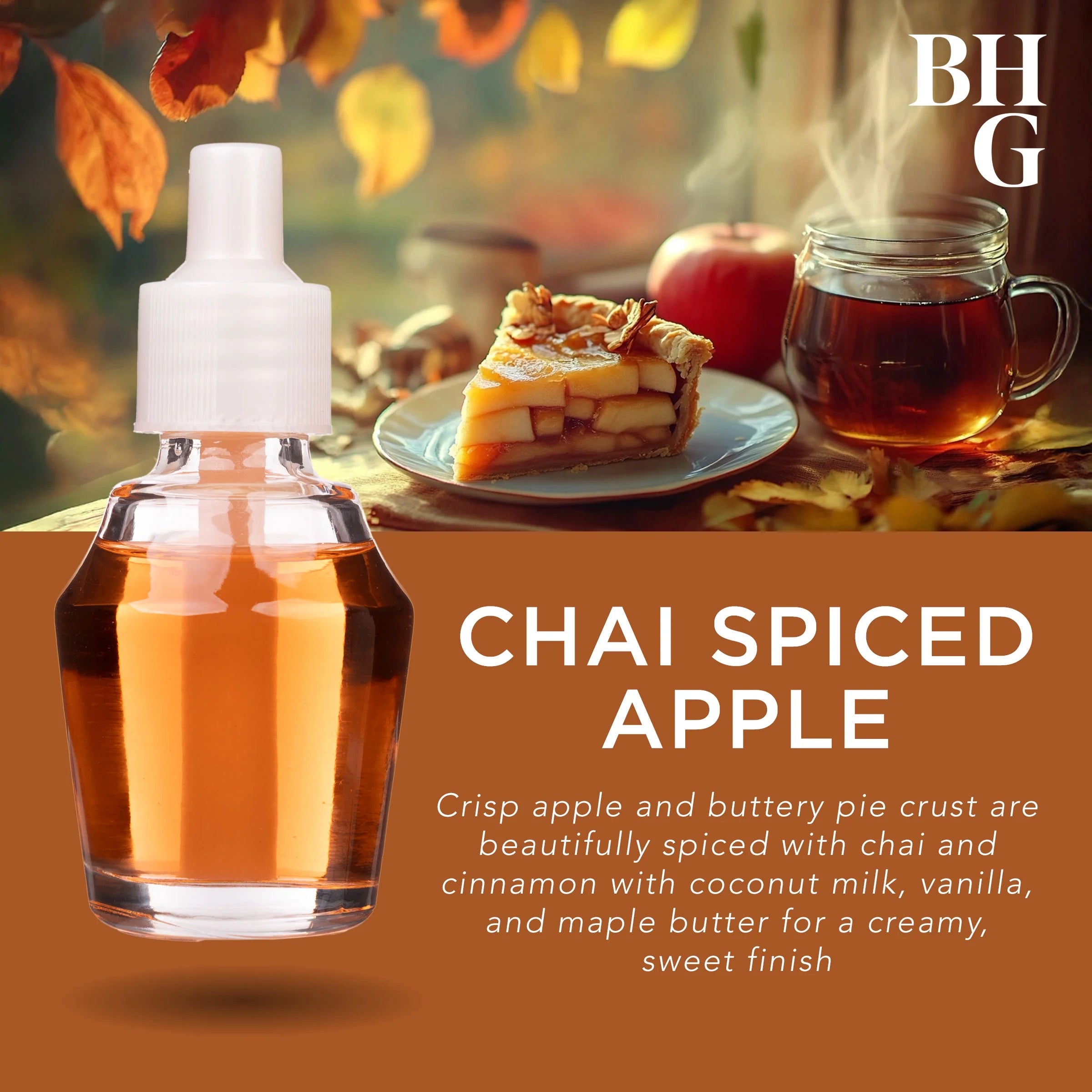 Better Homes and Gardens Aroma Accents Oil Refill, Chai Spiced Apple, 24mL - View 2