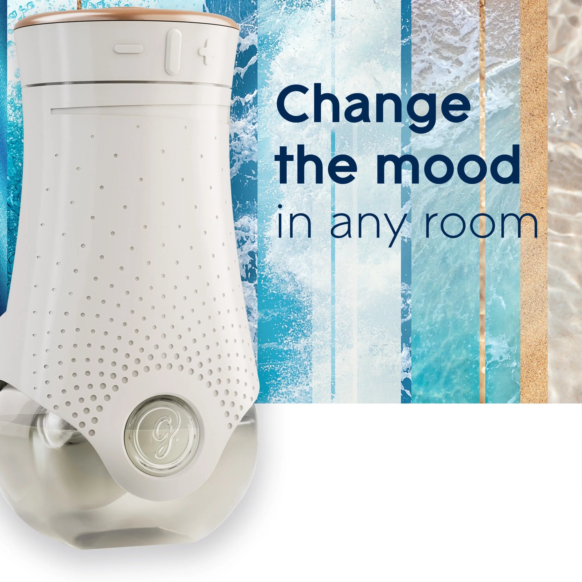 Glade PlugIns Scented Oil 5 Refills, Air Freshener, Aqua Waves, Essential Oil - View 2