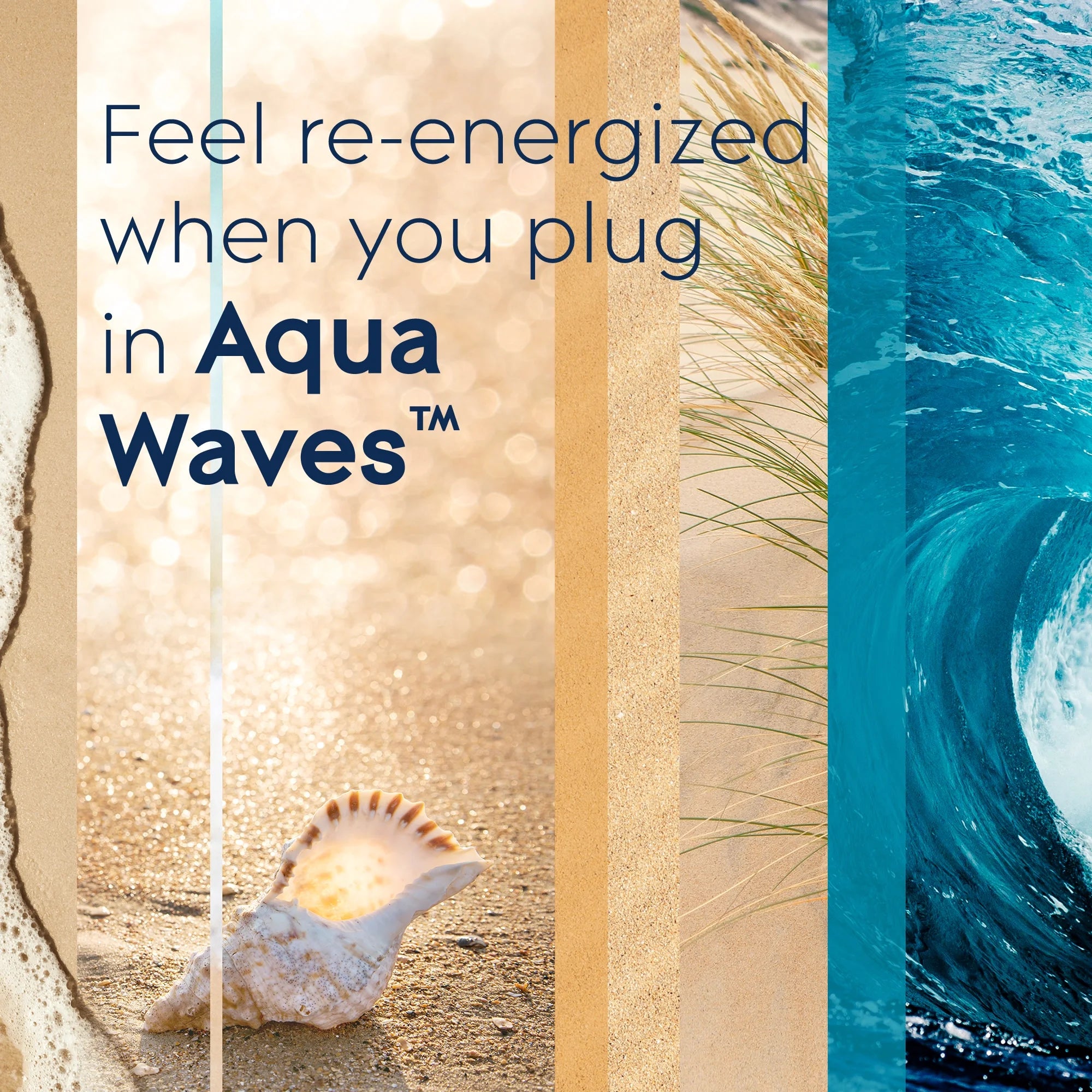 Glade PlugIns Scented Oil 5 Refills, Air Freshener, Aqua Waves, Essential Oil - View 3