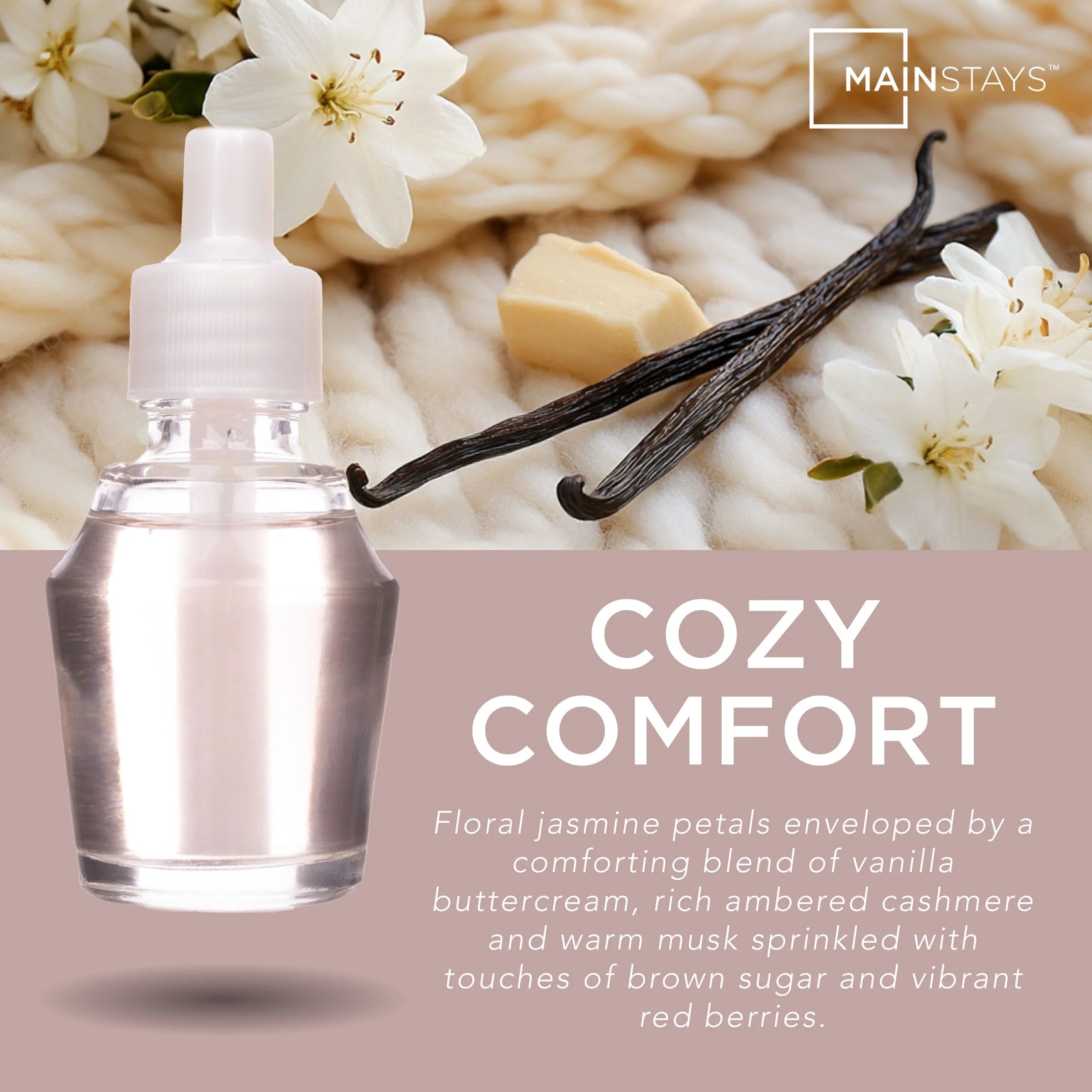 Mainstays Aroma Accent Fragrance Oil, Cozy Comfort (3-Pack) - View 3