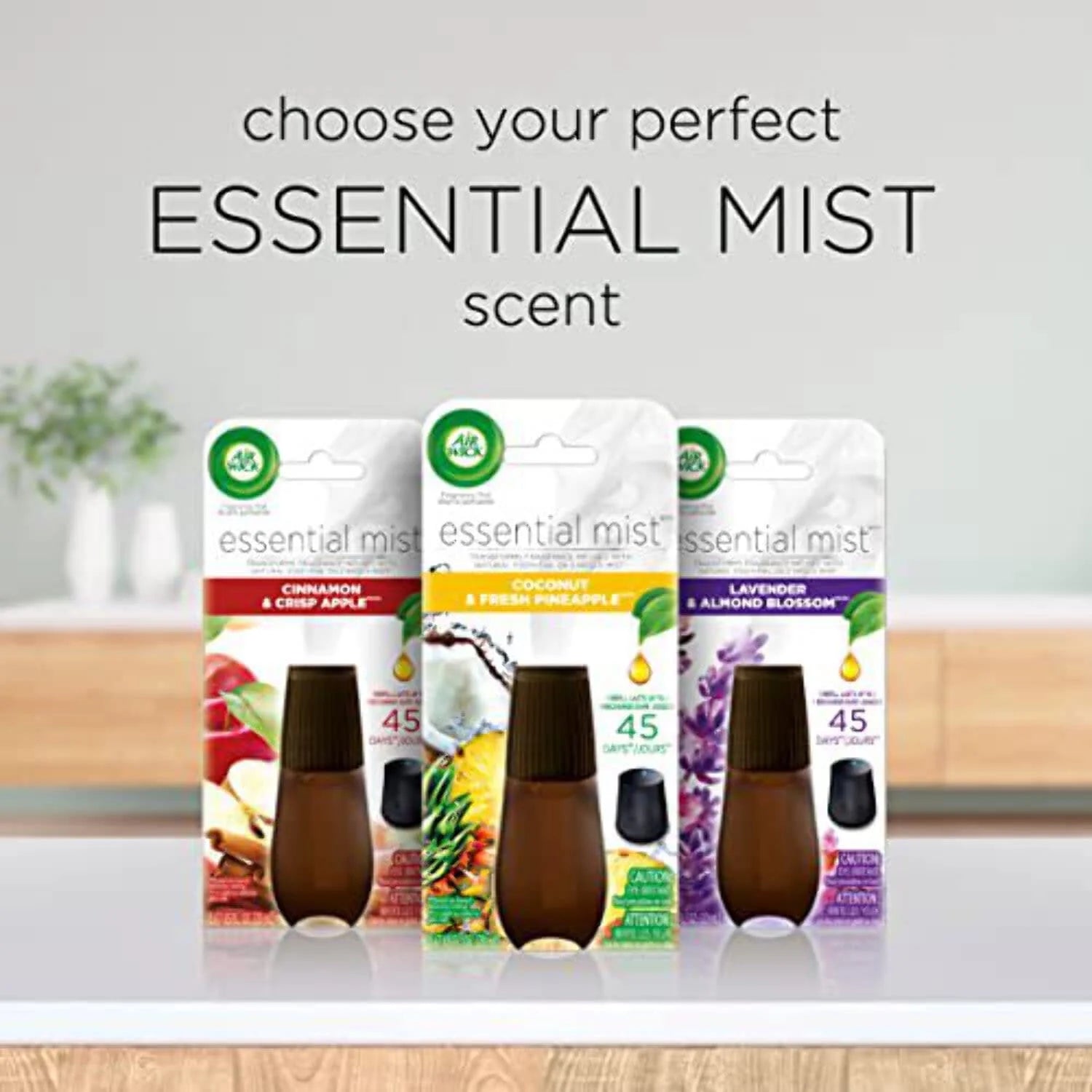 Air Wick Essential Mist Scented Oil Air Freshener Diffuser Refills, Linen and - View 2