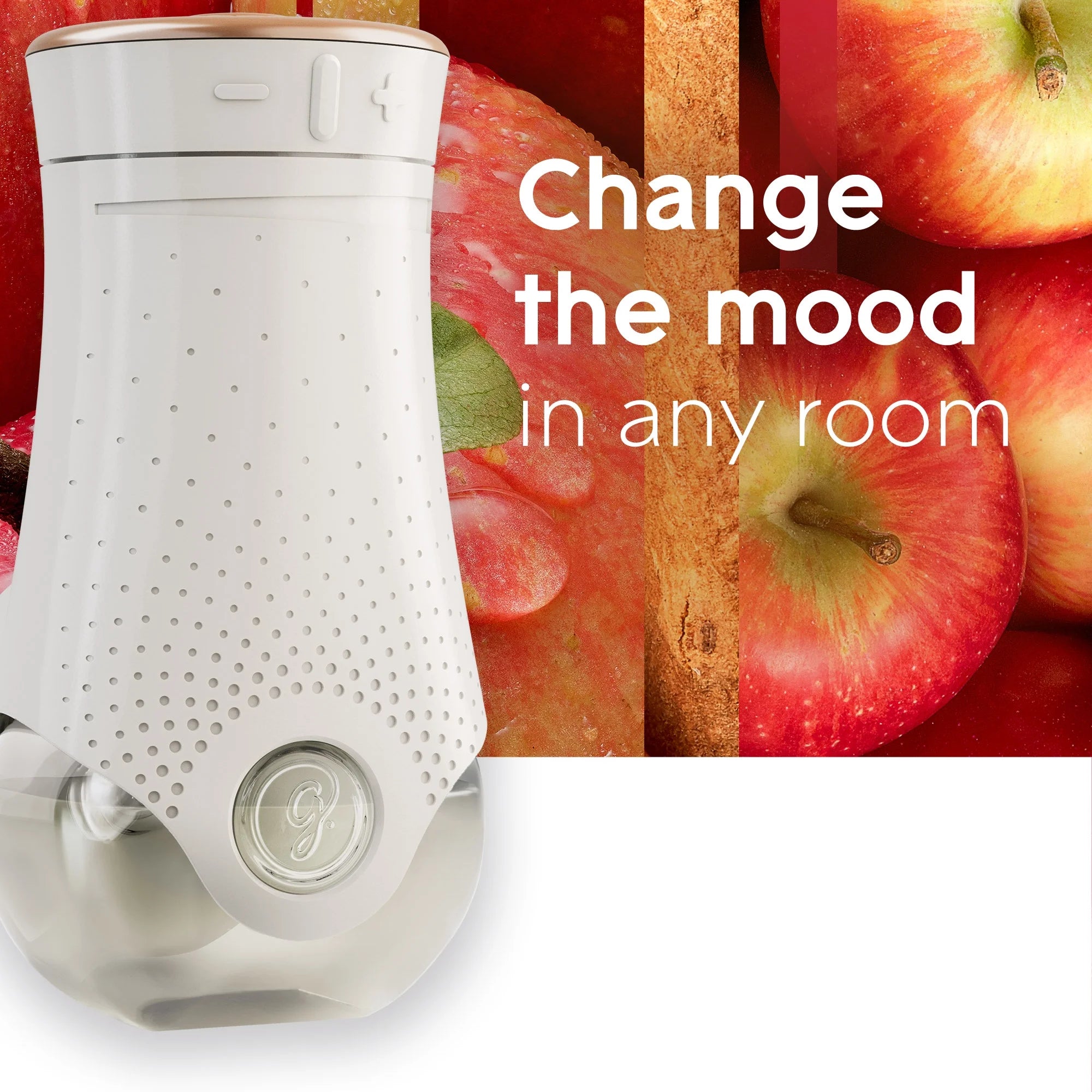 Glade PlugIns Scented Oil 5 Refills, Air Freshener, Apple Cinnamon, Essential - View 2