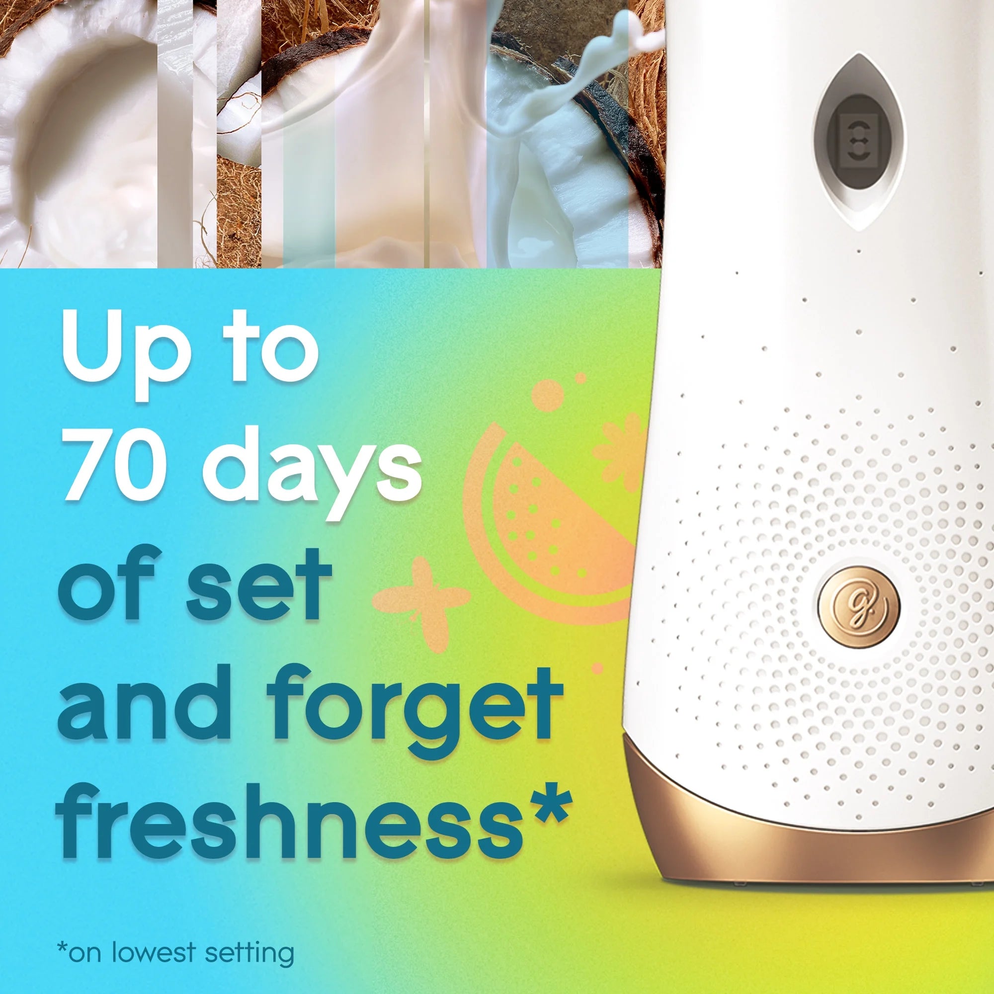 Glade Automatic Spray Air Freshener, Cool Coconut Limited Edition, 12.4 oz - View 3