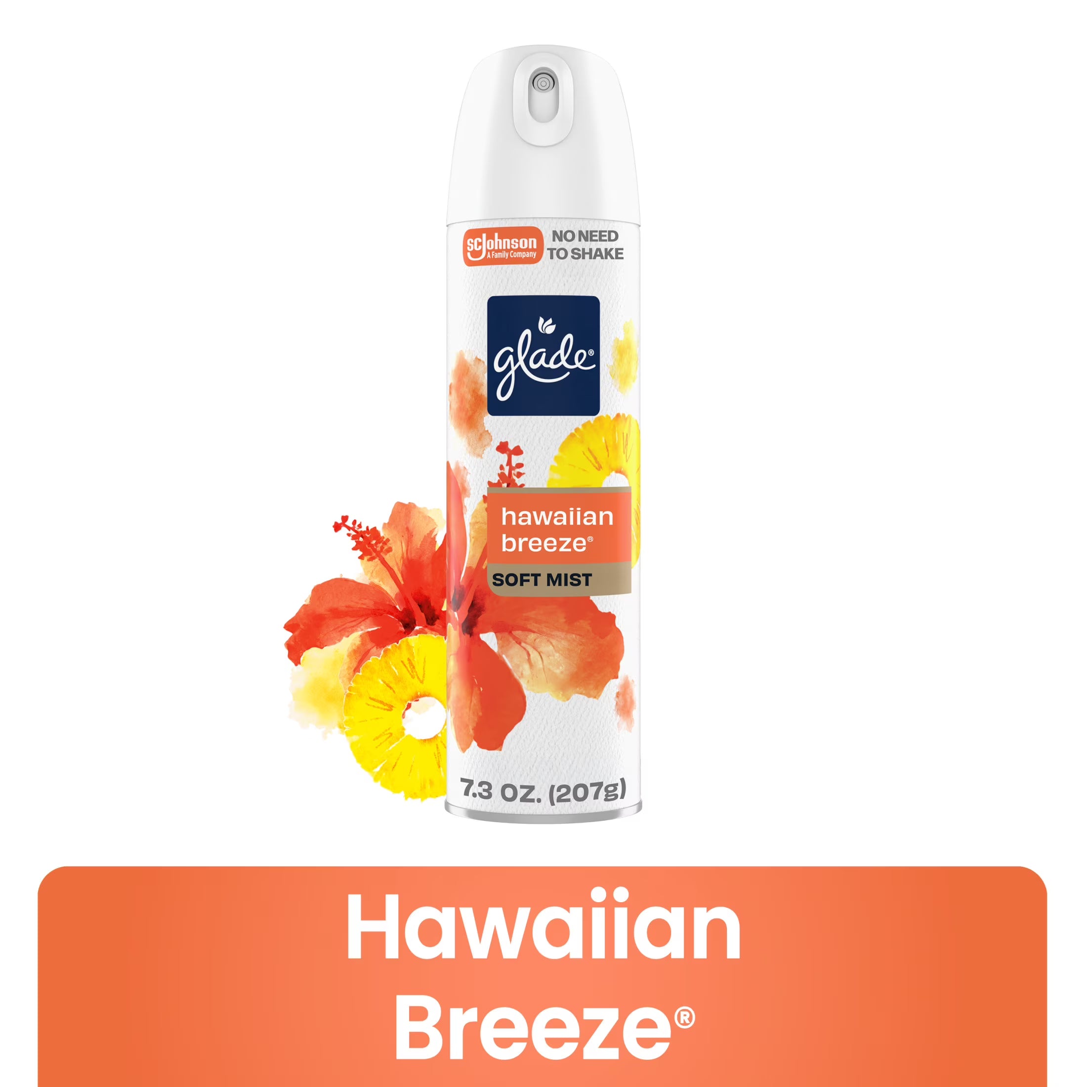 Glade® Odor Fighting Soft Mist Air Freshener Room Spray, Hawaiian Breeze®,