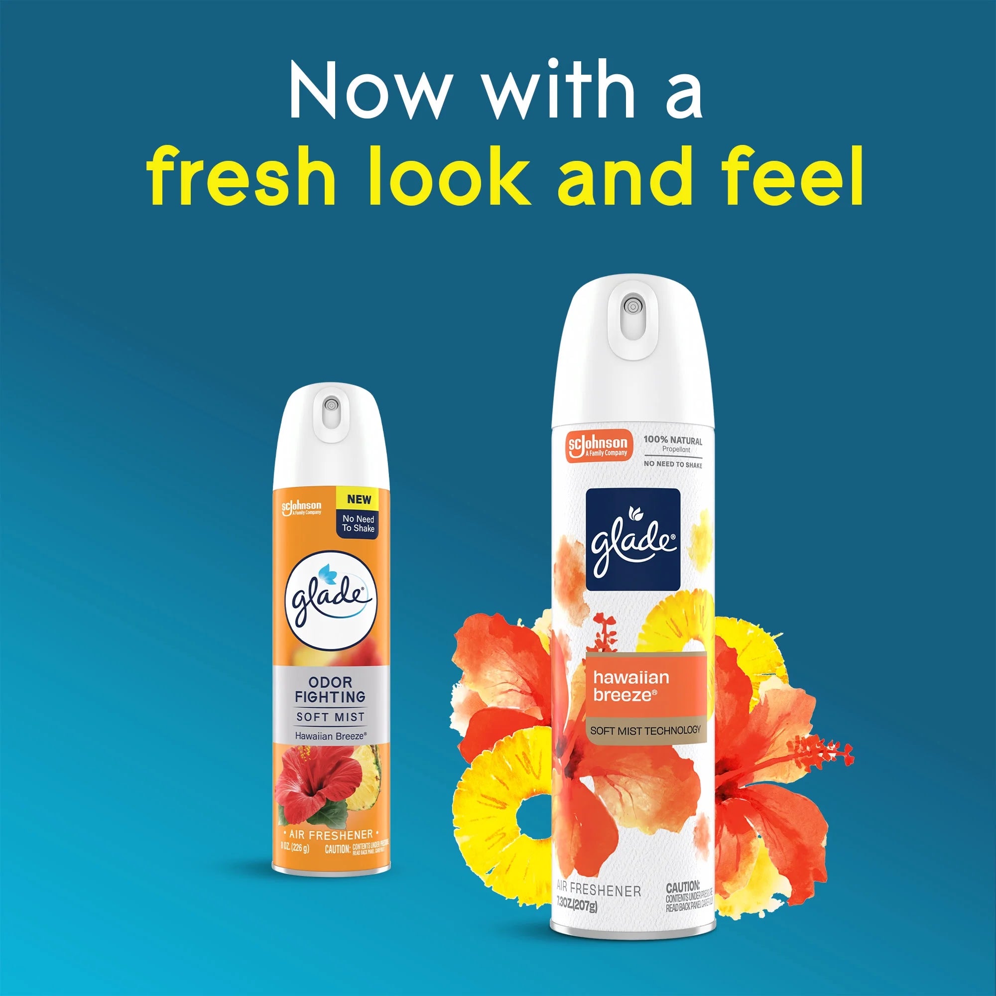 Glade® Odor Fighting Soft Mist Air Freshener Room Spray, Hawaiian Breeze®, - View 3
