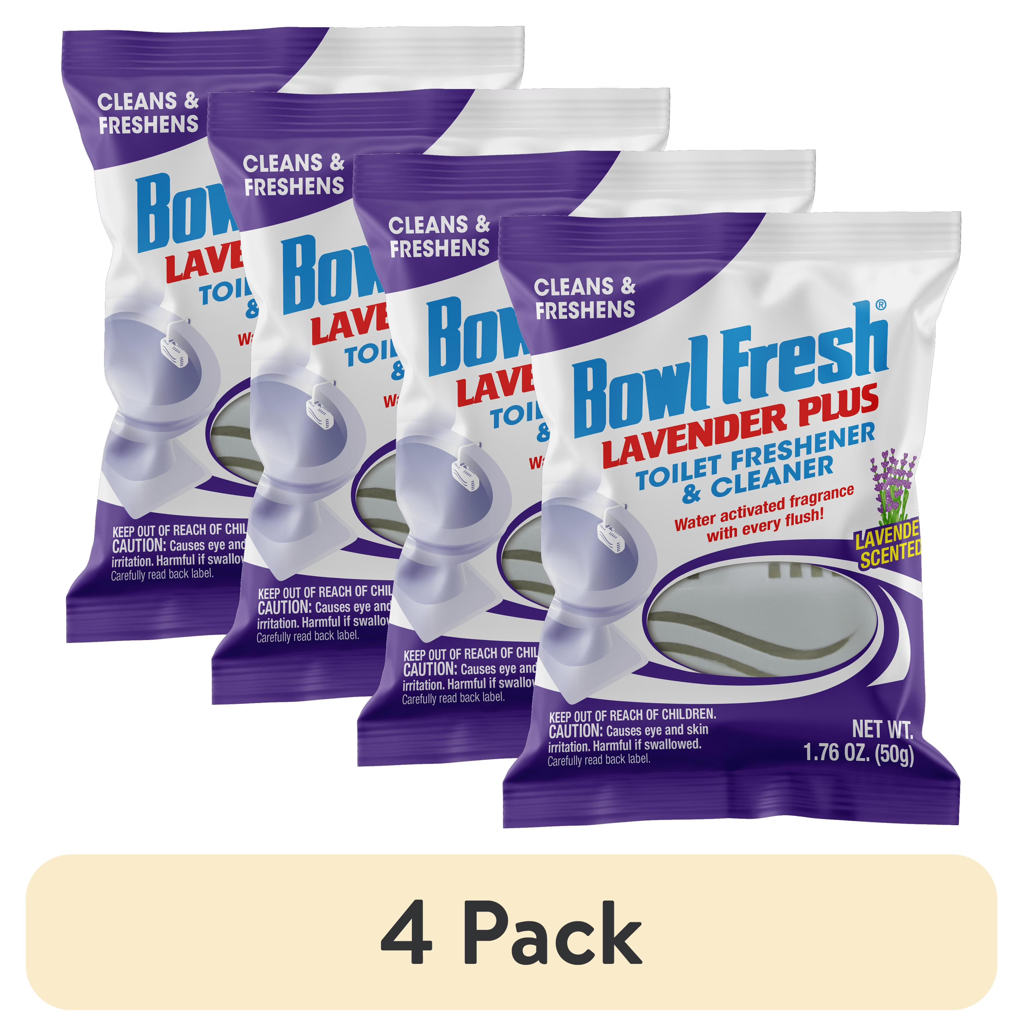 Bowl Fresh Lavender Plus Toilet Freshener and Cleaner, 1.76 oz - View 2