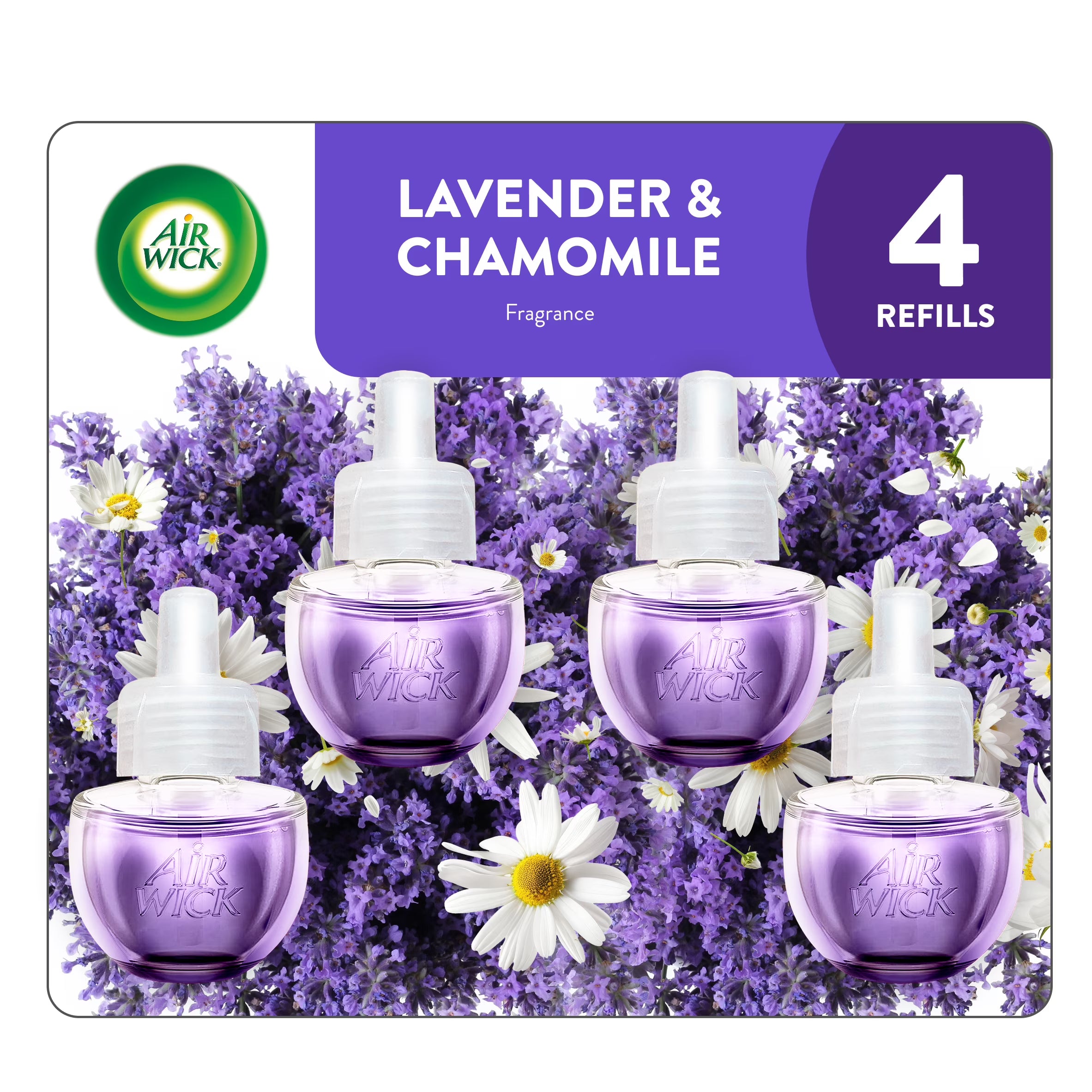 Air Wick Plug-in Scented Oil Refills, Honeysuckle and Raspberry, 4 Count - View 3