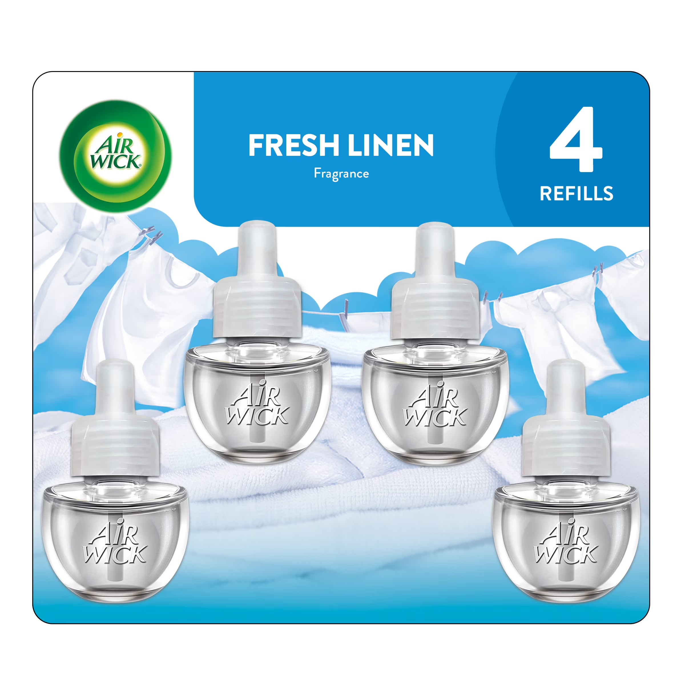 Air Wick Plug-in Scented Oil Refills, Honeysuckle and Raspberry, 4 Count - View 4