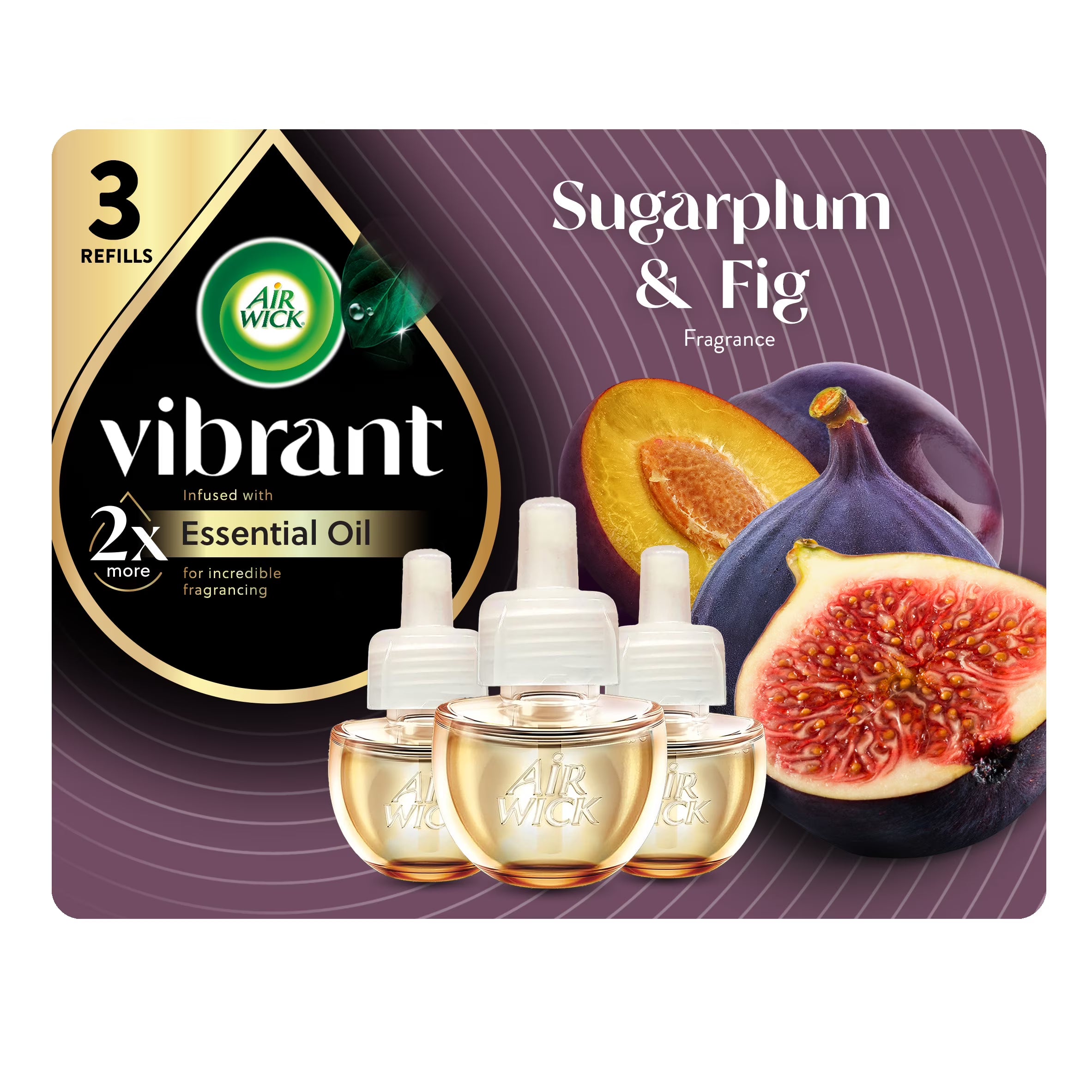 Air Wick Plug-in Scented Oil Refills, Honeysuckle and Raspberry, 4 Count - View 6