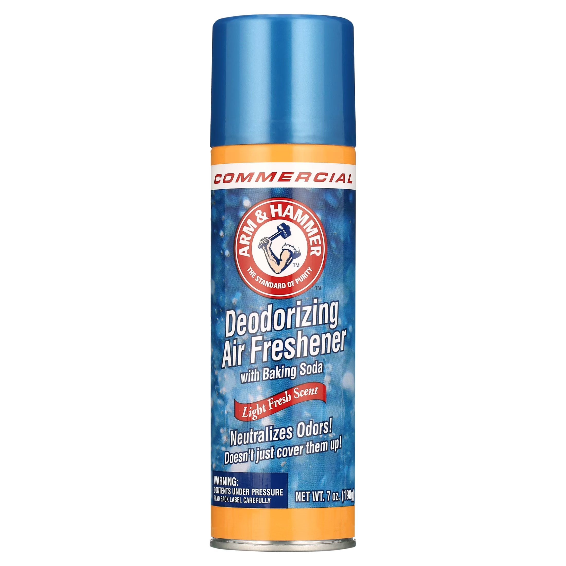 Baking Soda Air Freshener, Light Fresh Scent, 7 Oz Aerosol Spray | Bundle of 5