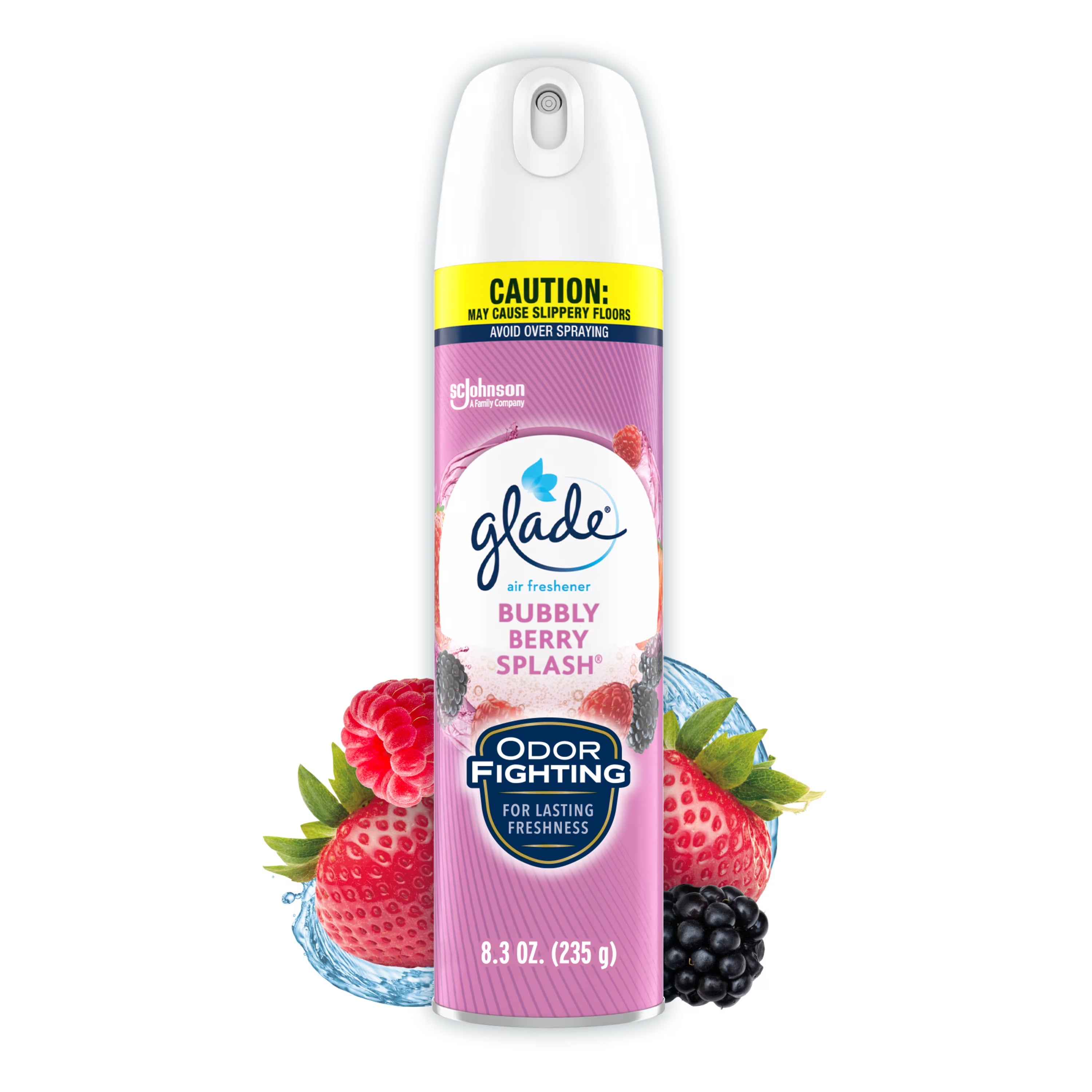 Glade Air Freshener Spray, Stocking Stuffers, Bubbly Berry Splash Scent,