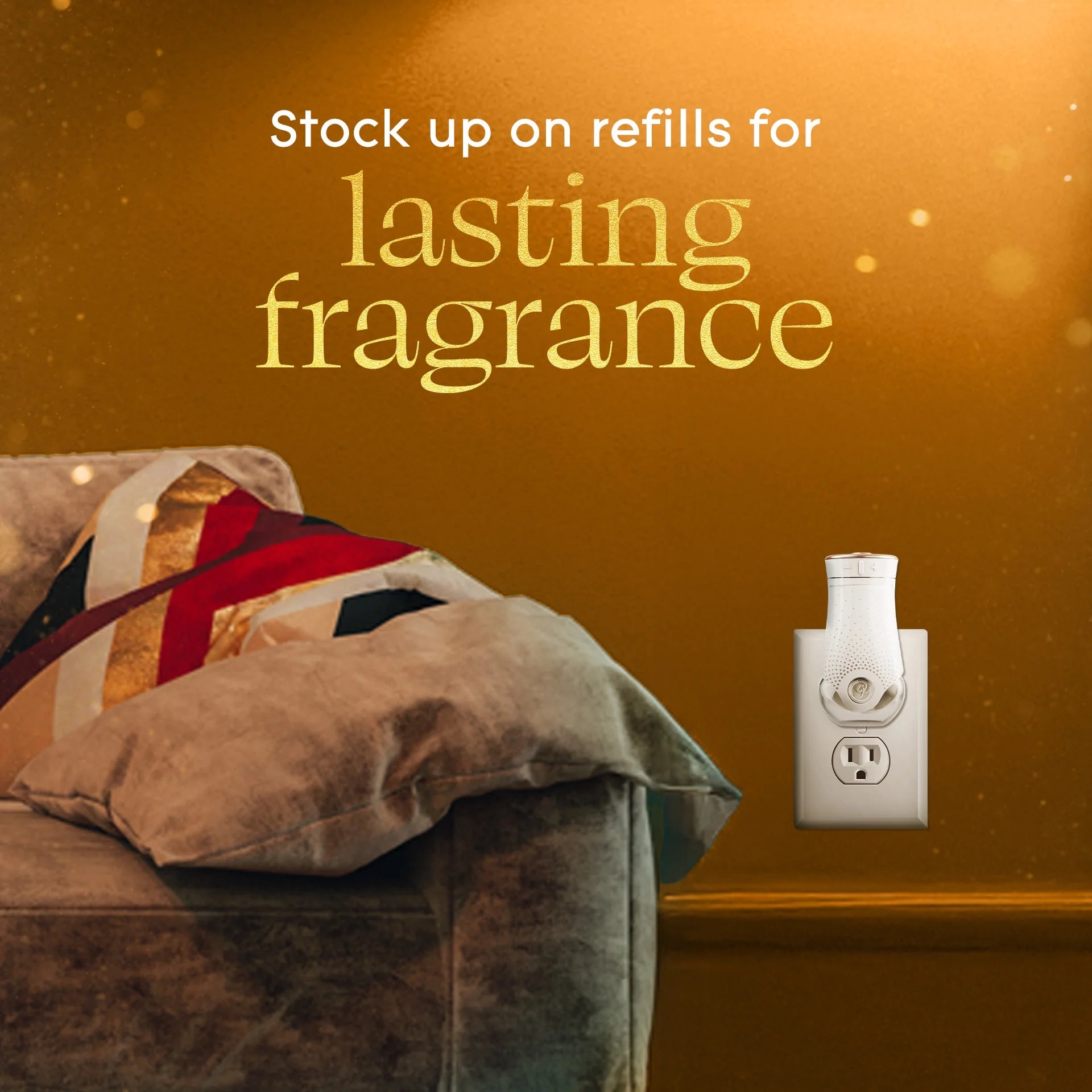 Glade® PlugIns® Refills Air Freshener, Christmas Stocking Stuffer Orange Zest & - View 5