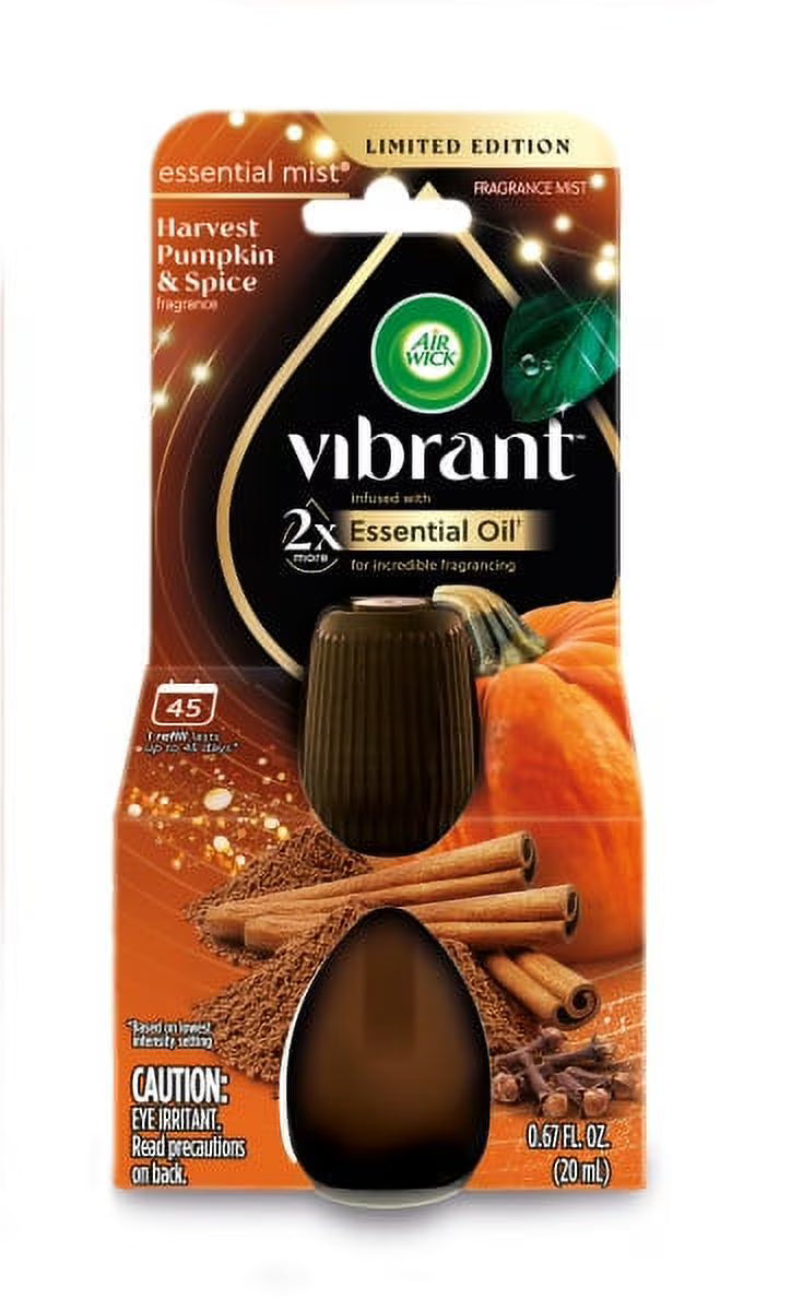 Air Wick Essential Mist Vibrant Scented Oil Air Freshener Diffuser Refill,