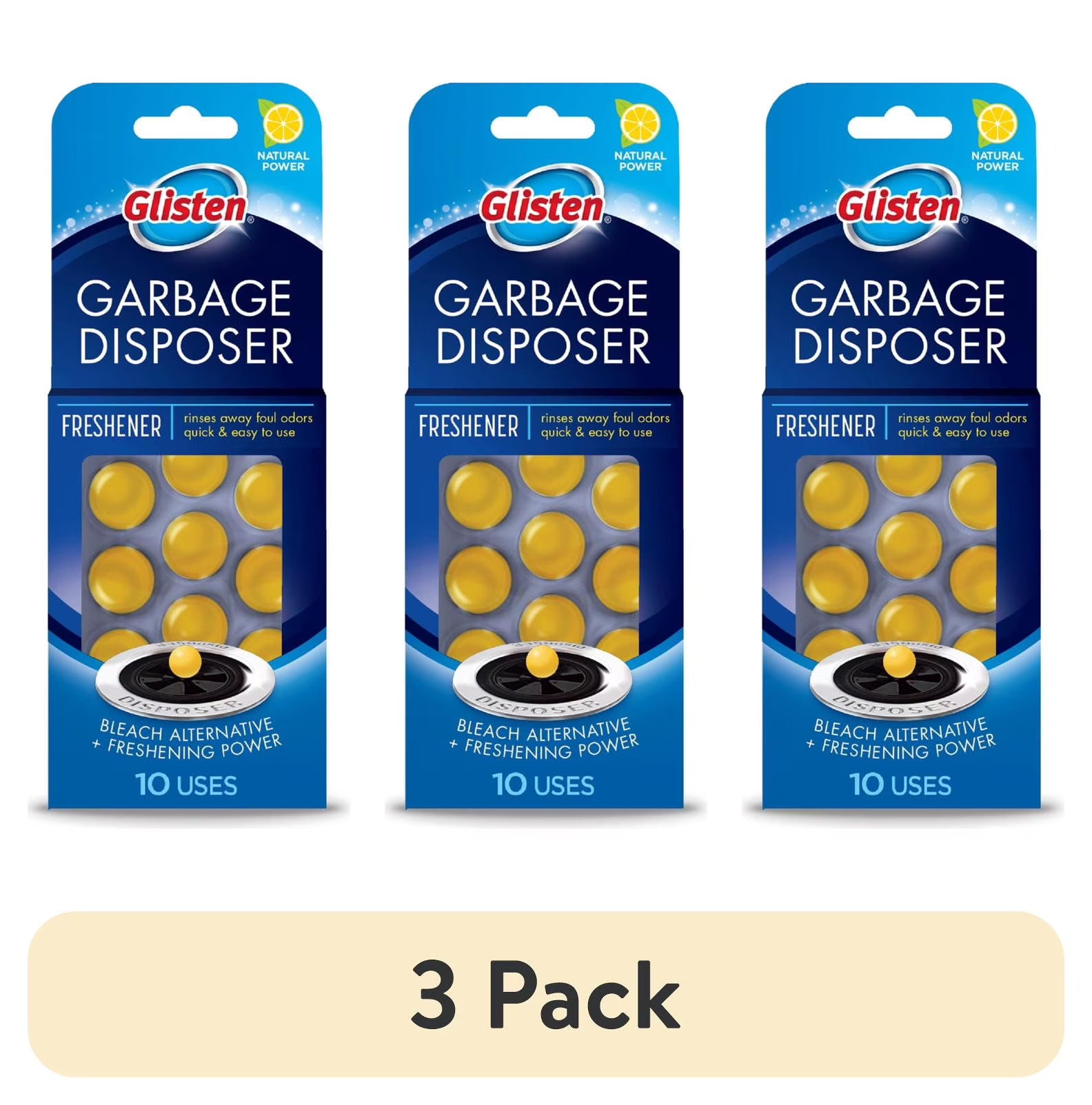 Glisten Garbage Disposer Care Freshener Pods, 10 Pack - View 3