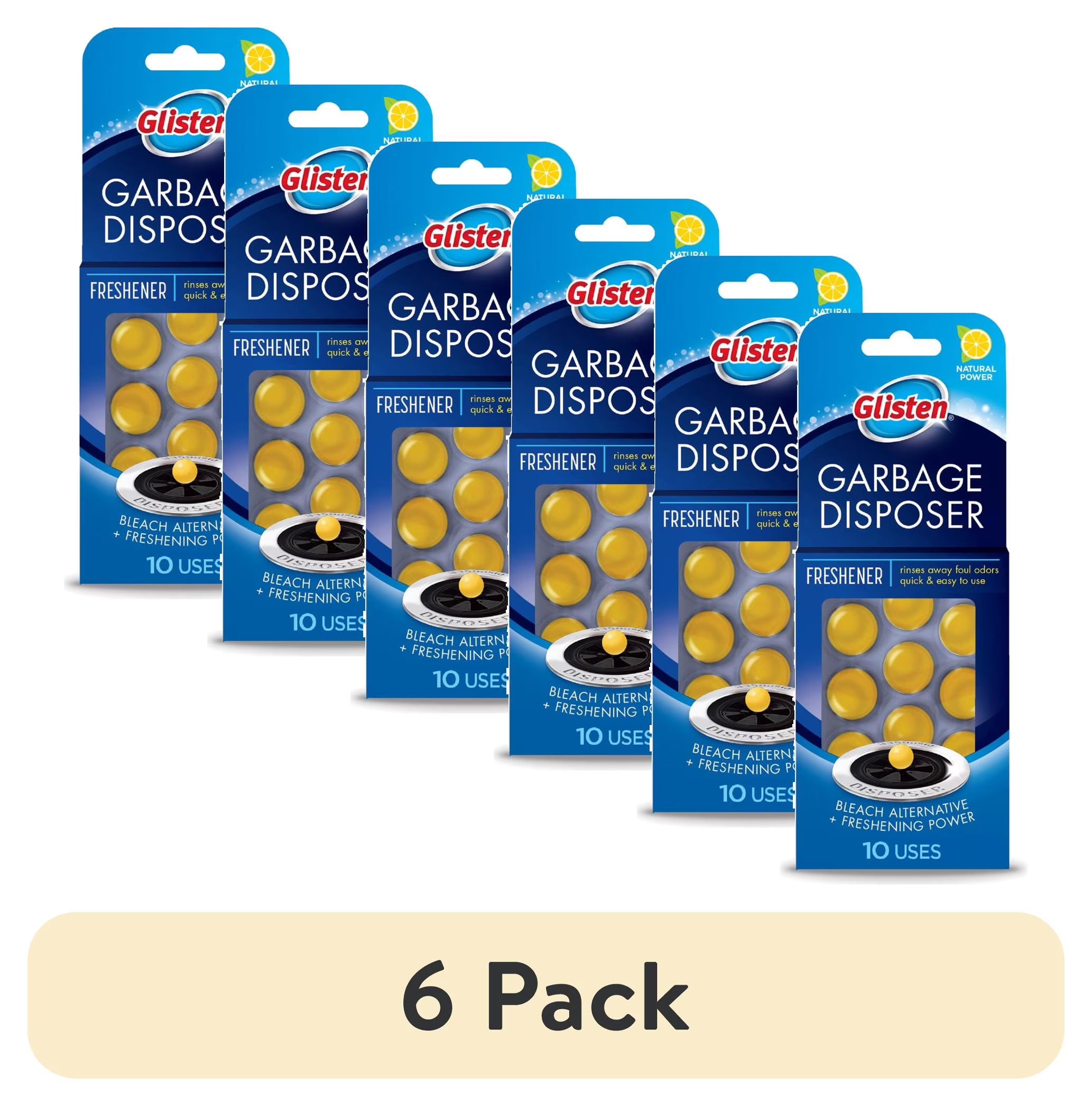 Glisten Garbage Disposer Care Freshener Pods, 10 Pack - View 6