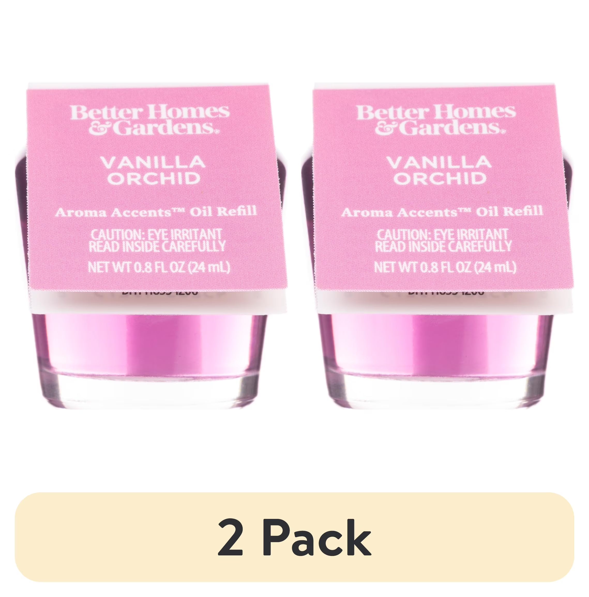 (2 pack) Better Homes & Gardens Aroma Accents Oil Refill, Vanilla Orchid - View 2