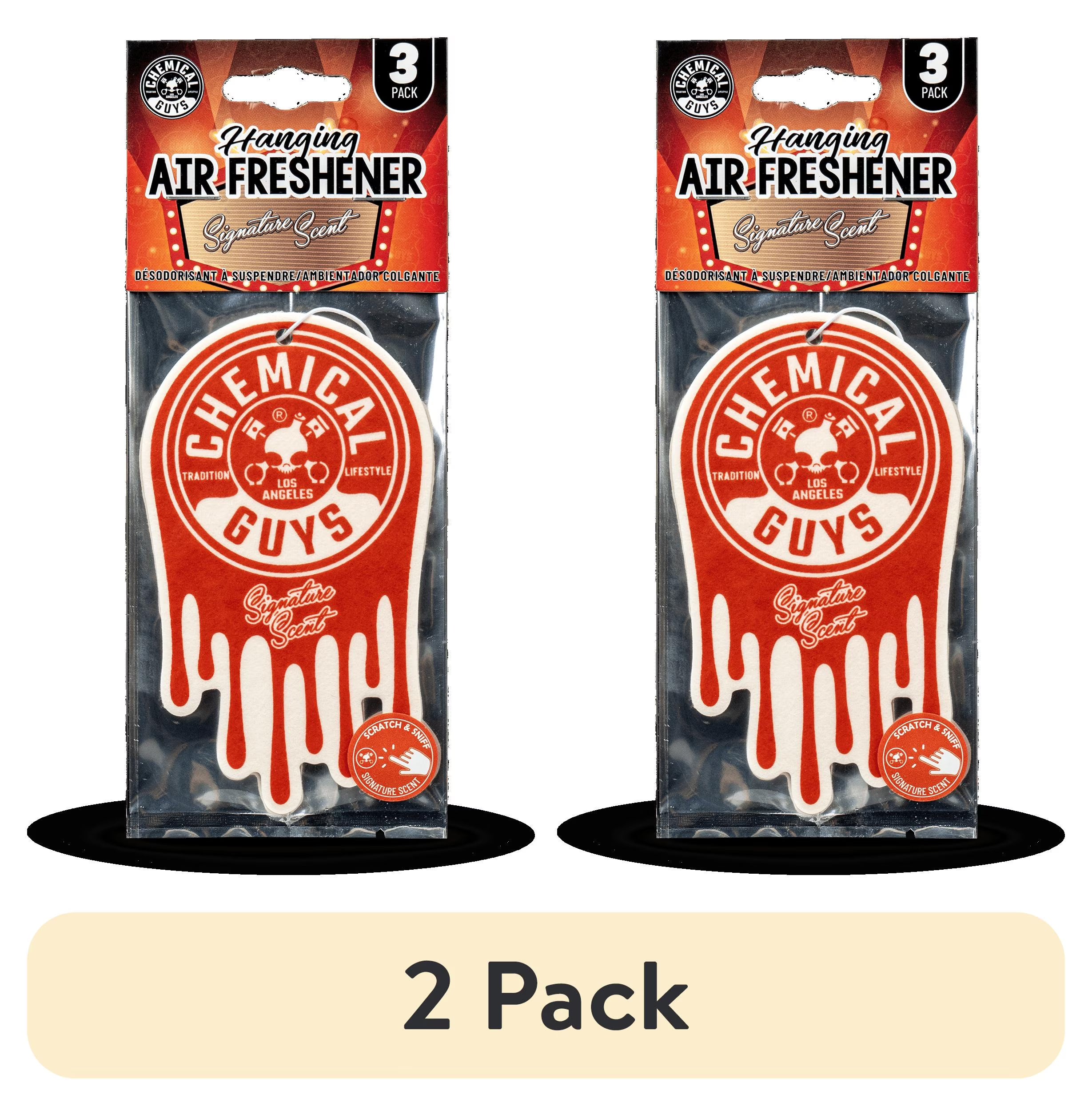 Chemical Guys Hanging Air Freshener 3-pack, Signature Scent - View 2