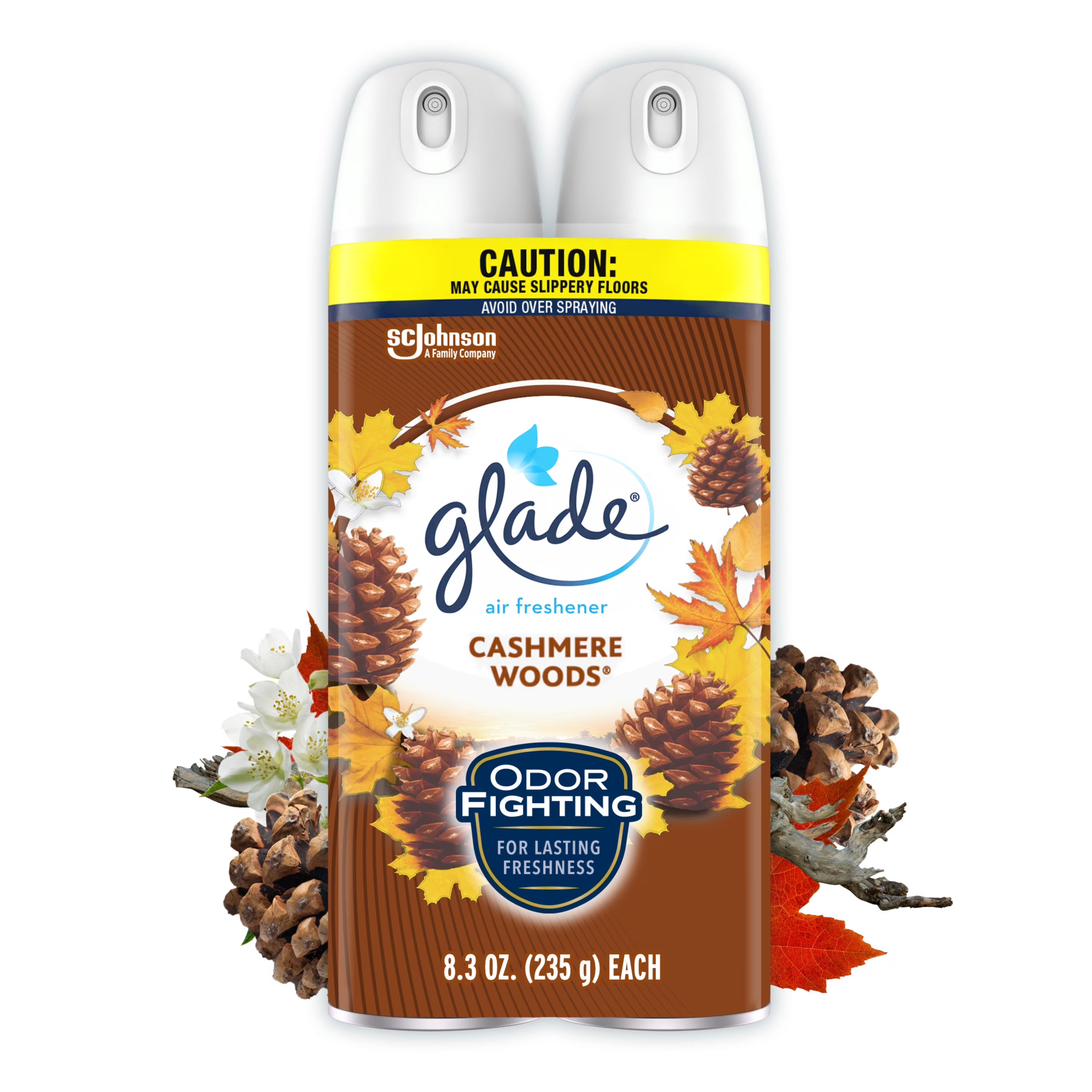 Glade Air Freshener Spray, Stocking Stuffers, Cashmere Woods Scent, Fragrance