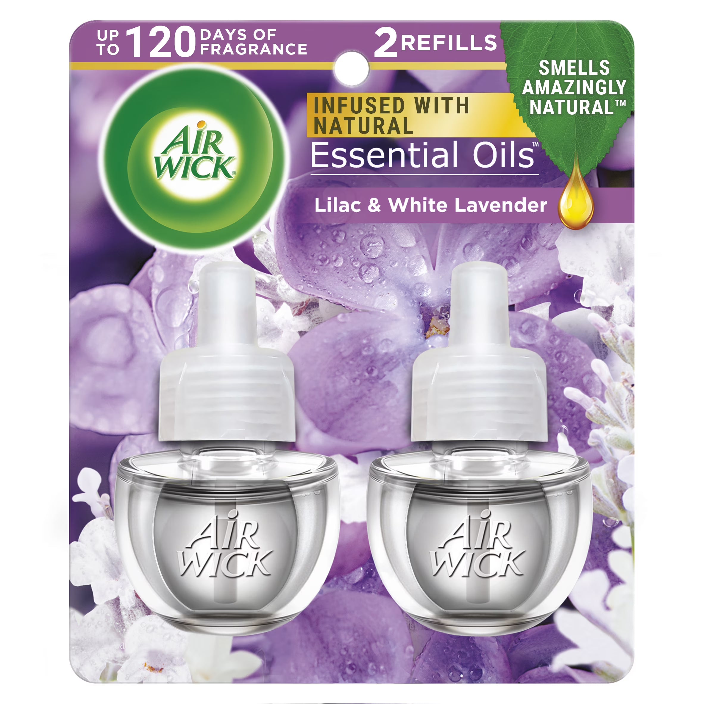 Air Wick Plug-in Scented Oil Refills, Fresh Linen, 2 Count - View 3