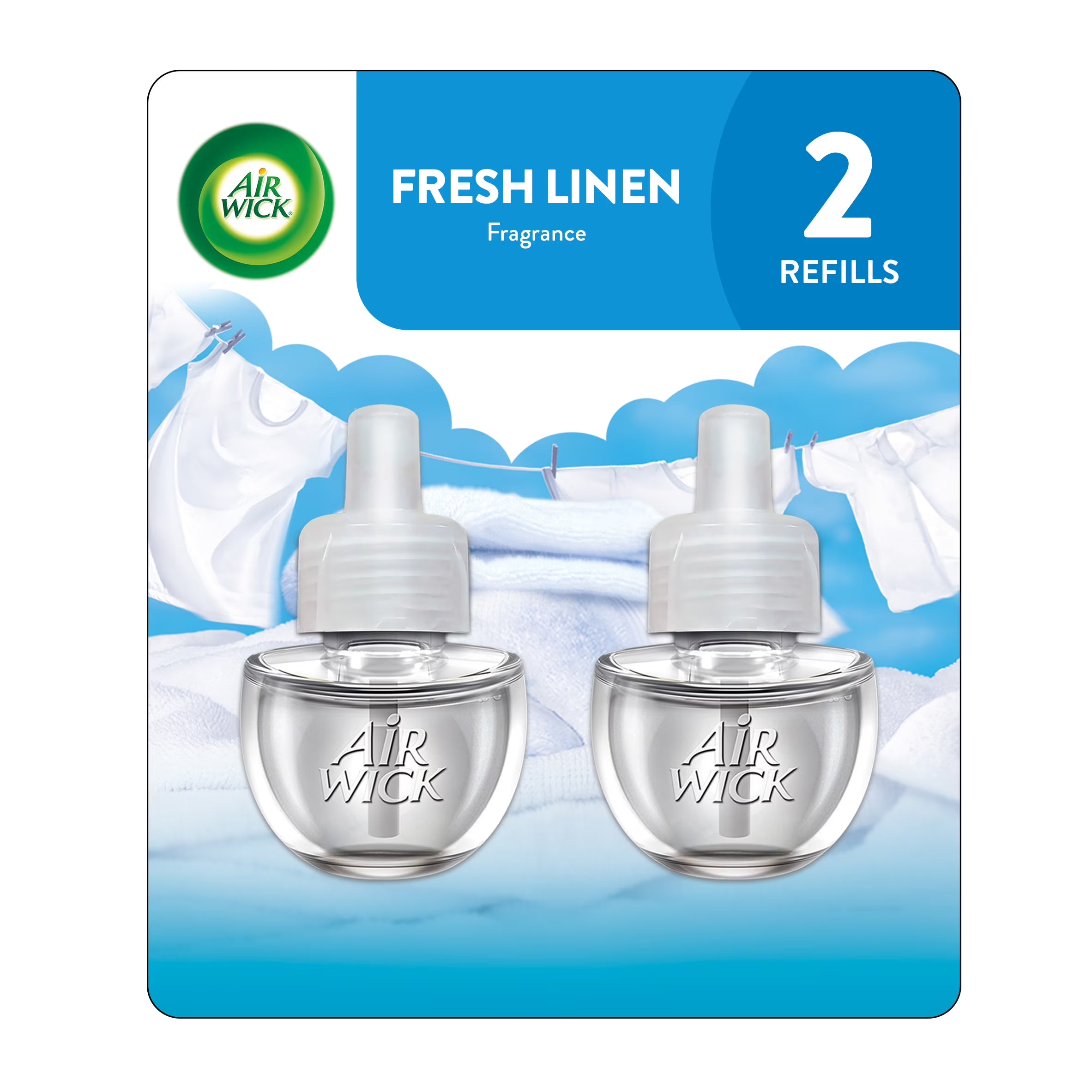 Air Wick Plug-in Scented Oil Refills, Fresh Linen, 2 Count - View 4