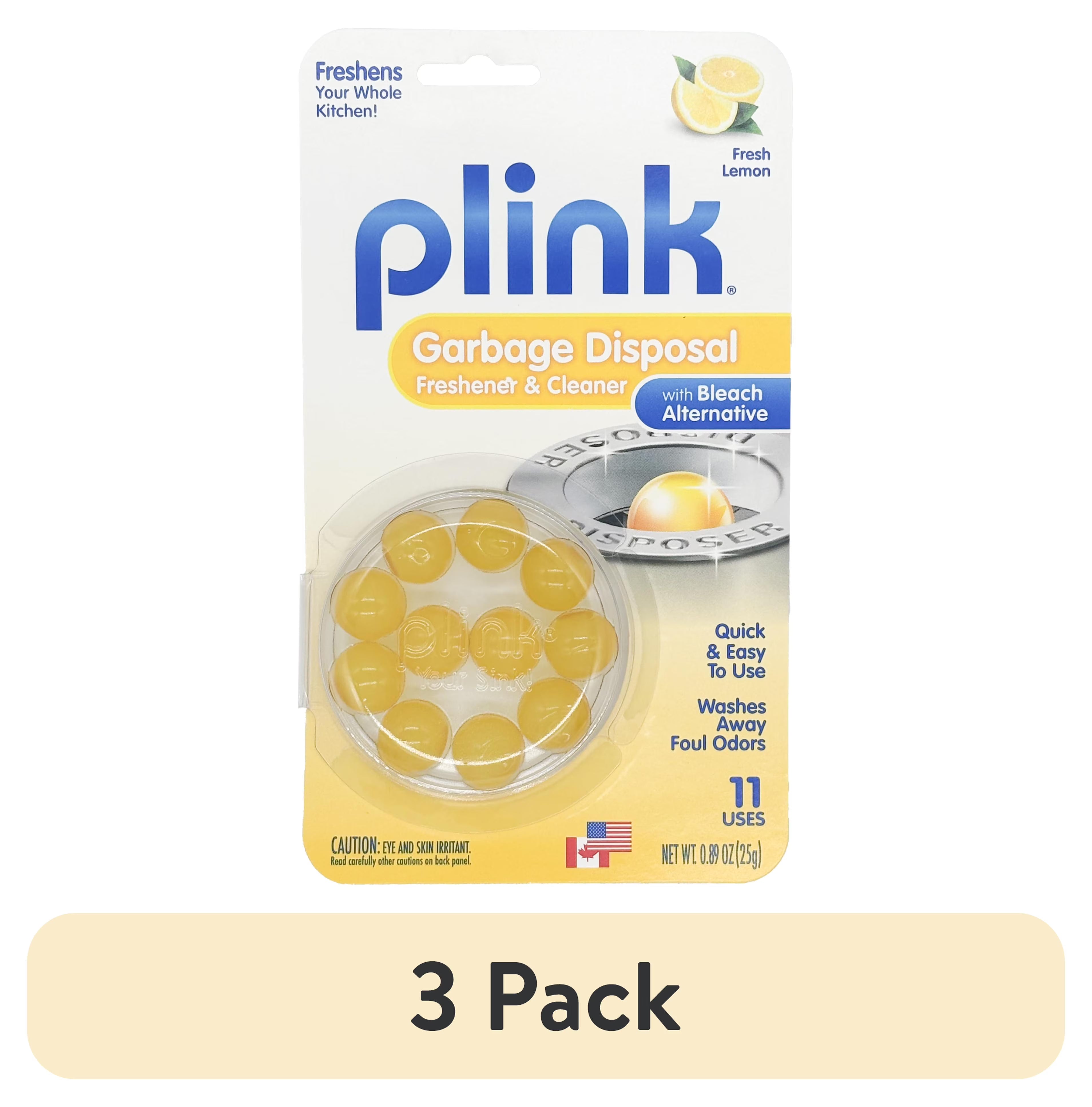 Plink Fresh Lemon Garbage Disposer Cleaner and Deodorizer, 10 Count - View 3